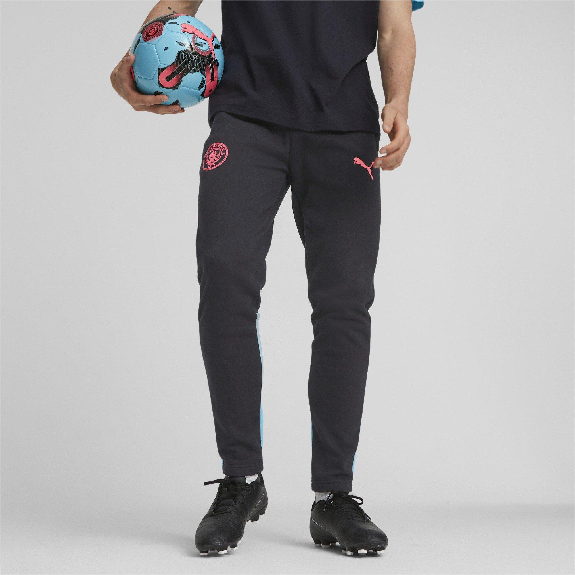 Dark Navy - Puma - Mcfc Casuals Pants Tracksuit Bottom Mens - 3