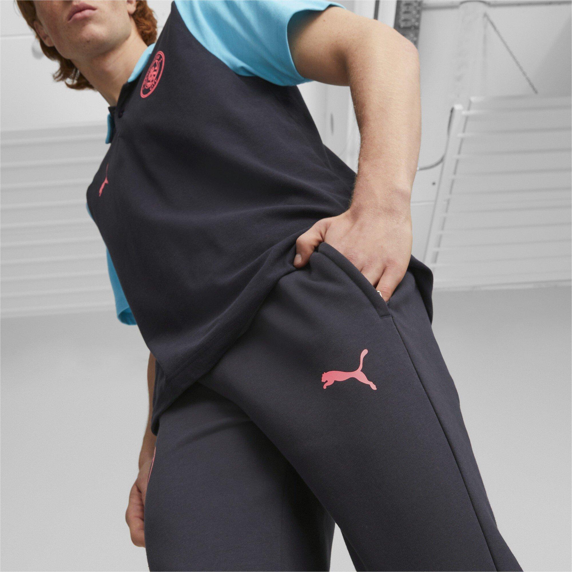 Dark Navy - Puma - Mcfc Casuals Pants Tracksuit Bottom Mens - 5
