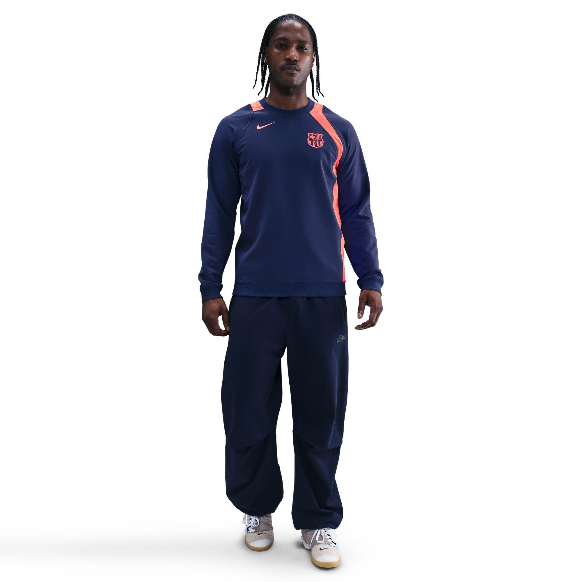 Blue/Orange - Nike - Barcelona Third T90 Sweater 2025 2026 Adults - 3