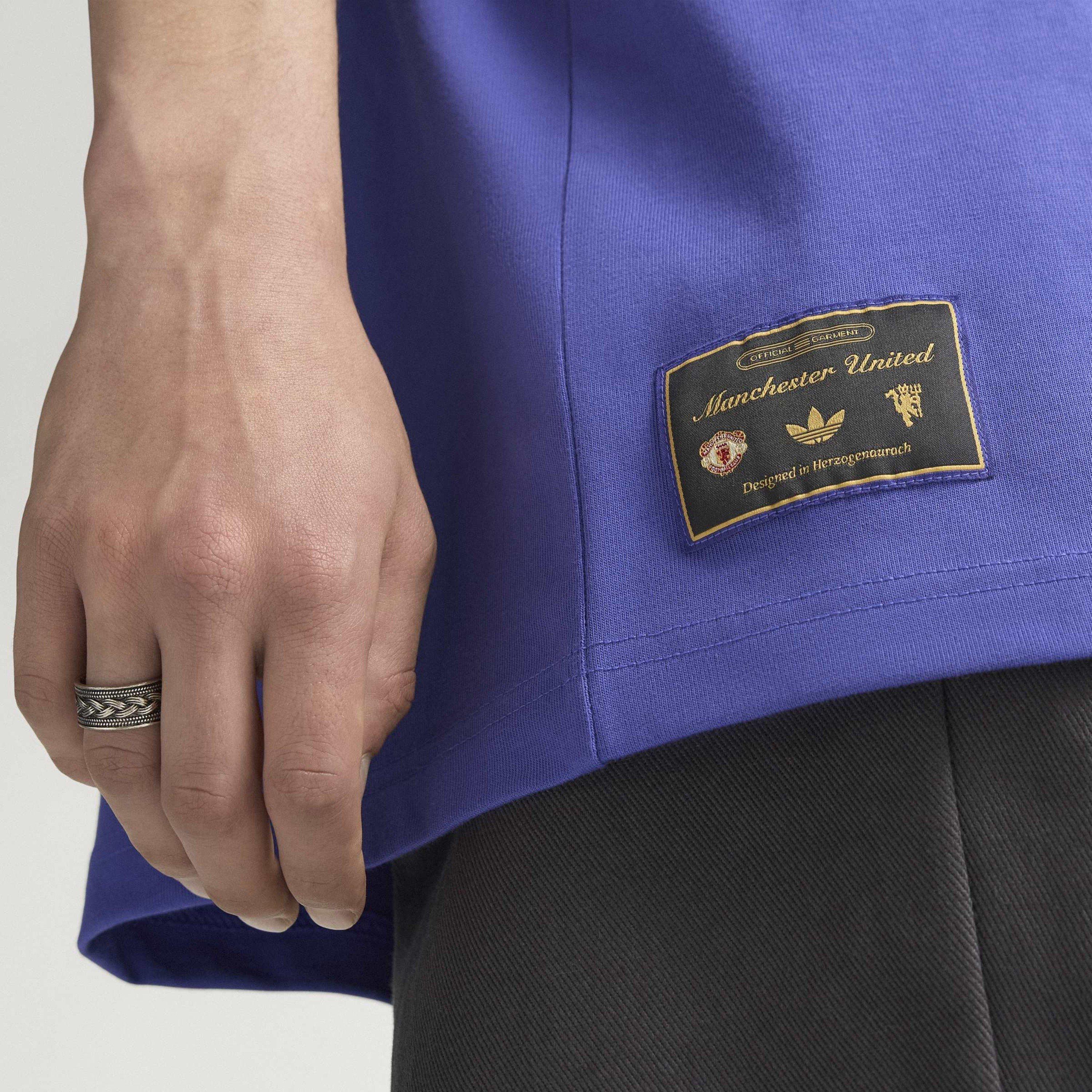 Bianco - adidas - Manchester Icon T-Shirt Mens - 14