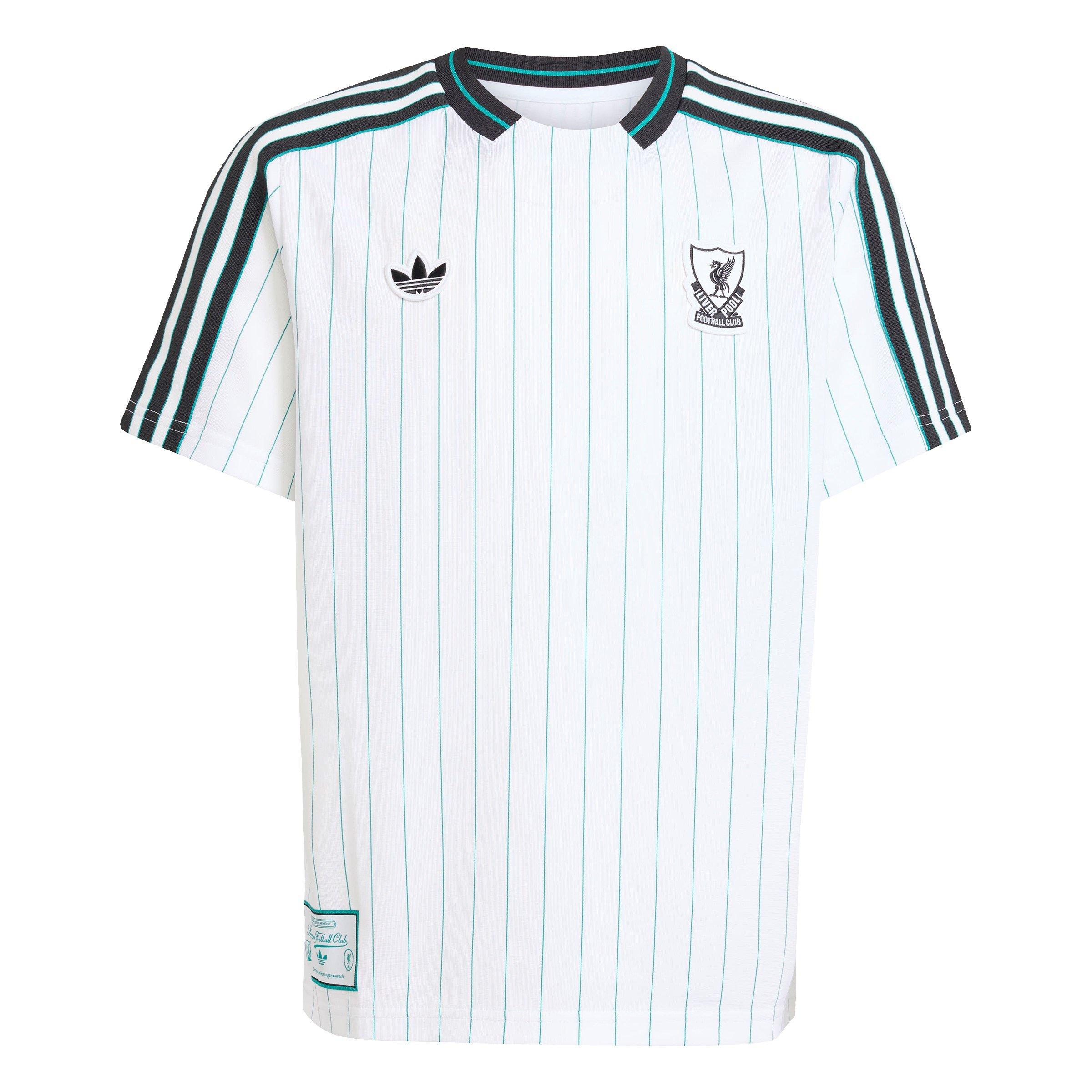 Hvid/Grøn - adidas - Liverpool Terrace Icons Shirt 2025 2026 Juniors - 1