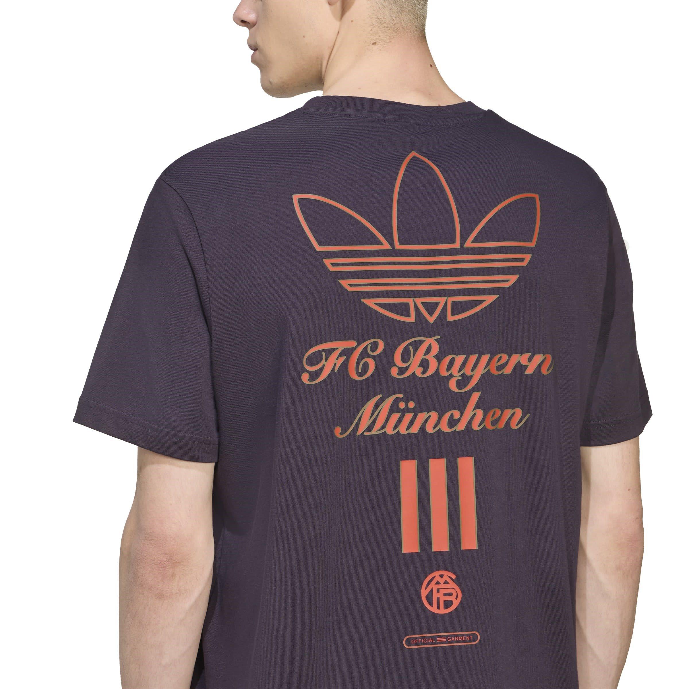 Marine - adidas - Bayern Icons Graphic T-Shirt Mens - 4