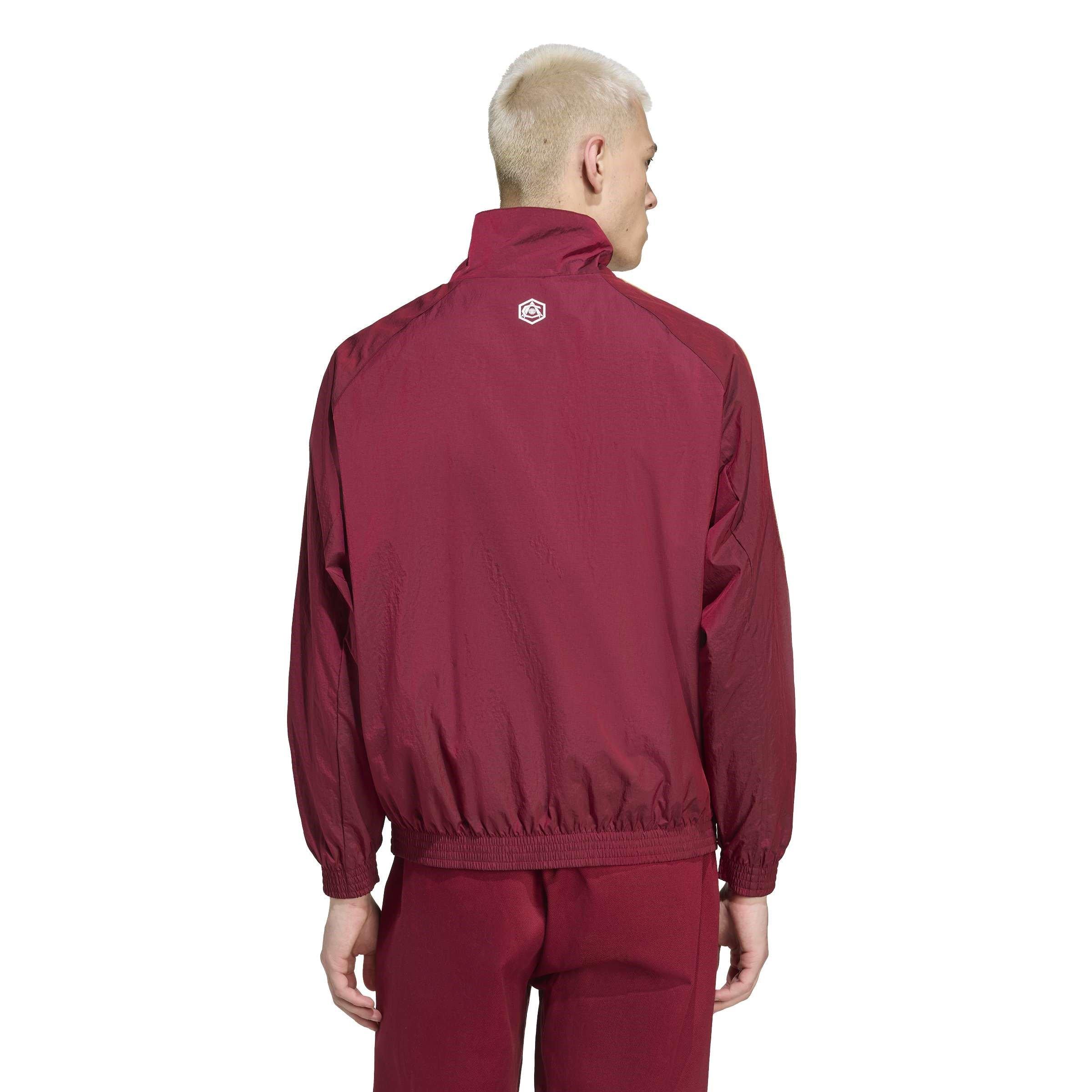 Vermelho - adidas - Arsenal Icons Half Zip Tracksuit Top Mens - 3