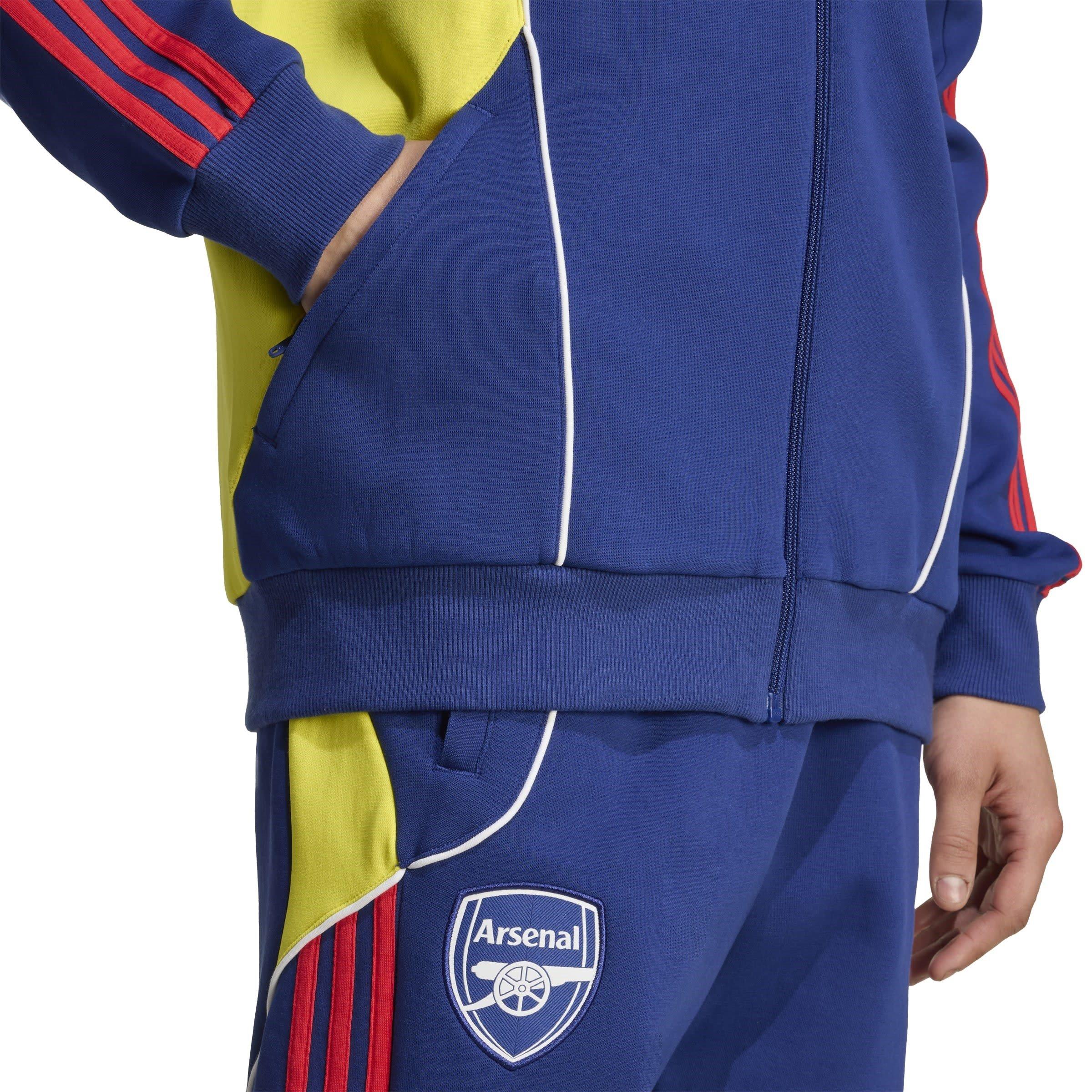Blue/Yellow - adidas - Arsenal UBP Tracksuit Top Adults - 4