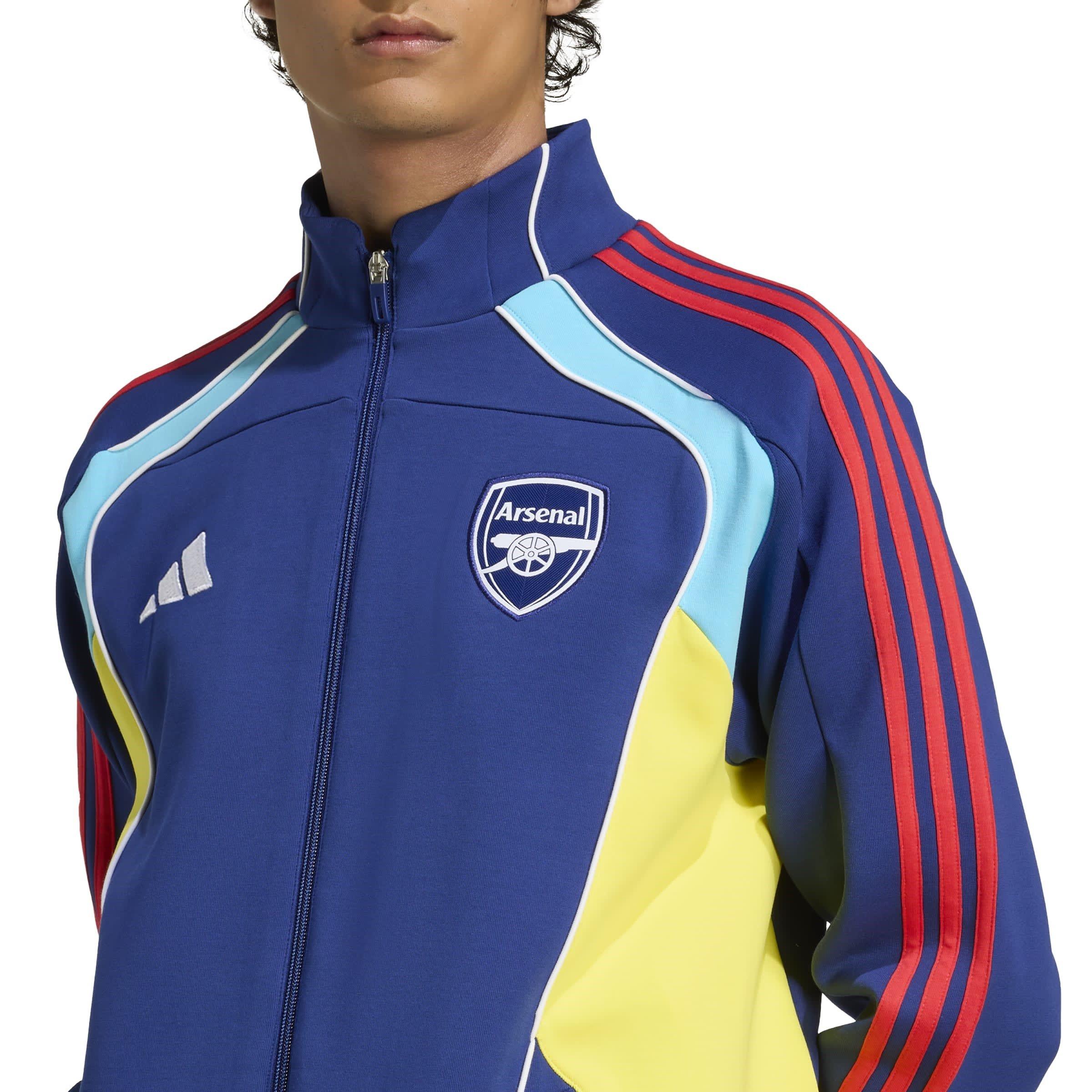 Blue/Yellow - adidas - Arsenal UBP Tracksuit Top Adults - 5
