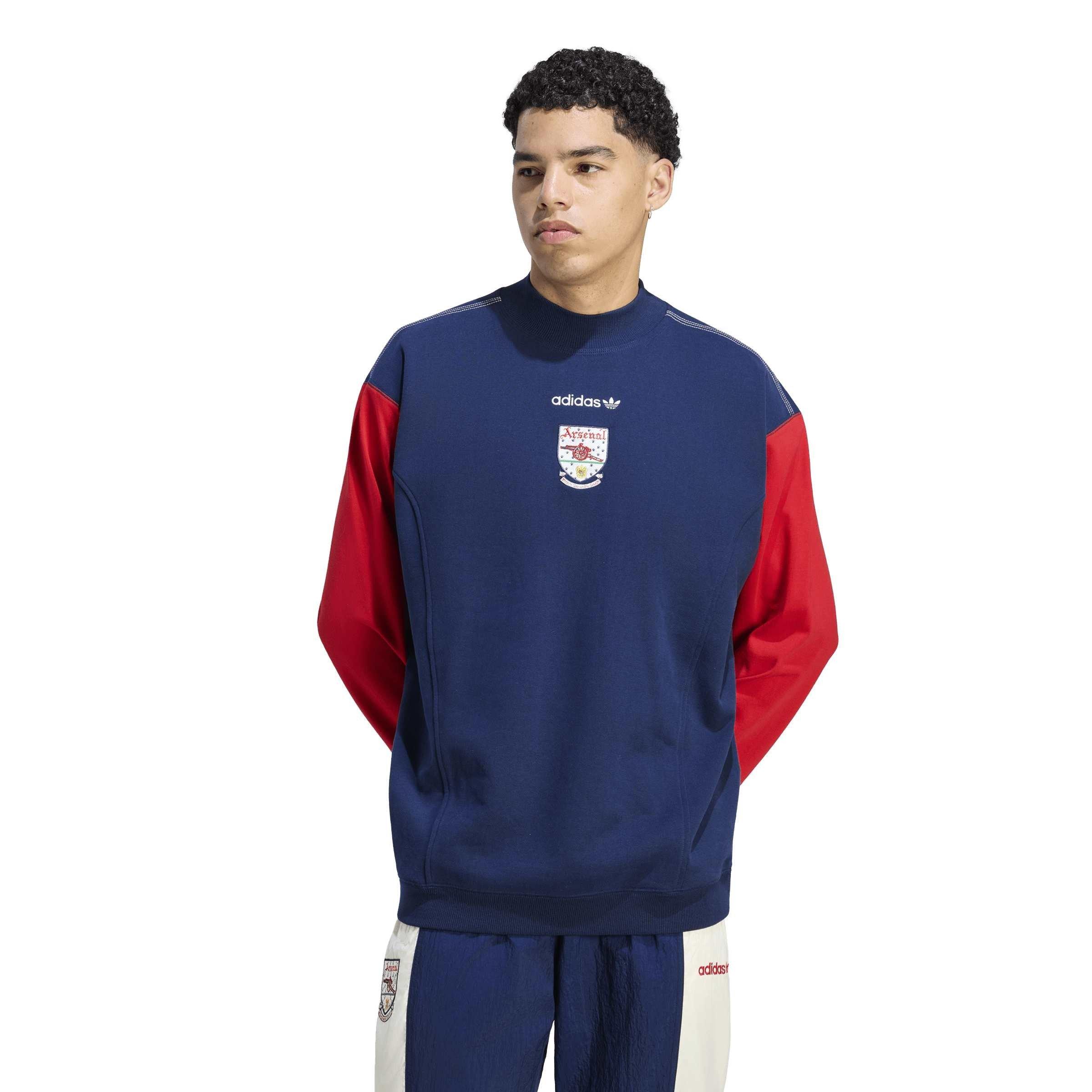 Navy/Red - adidas - Arsenal EQT Sweatshirt Mens - 2