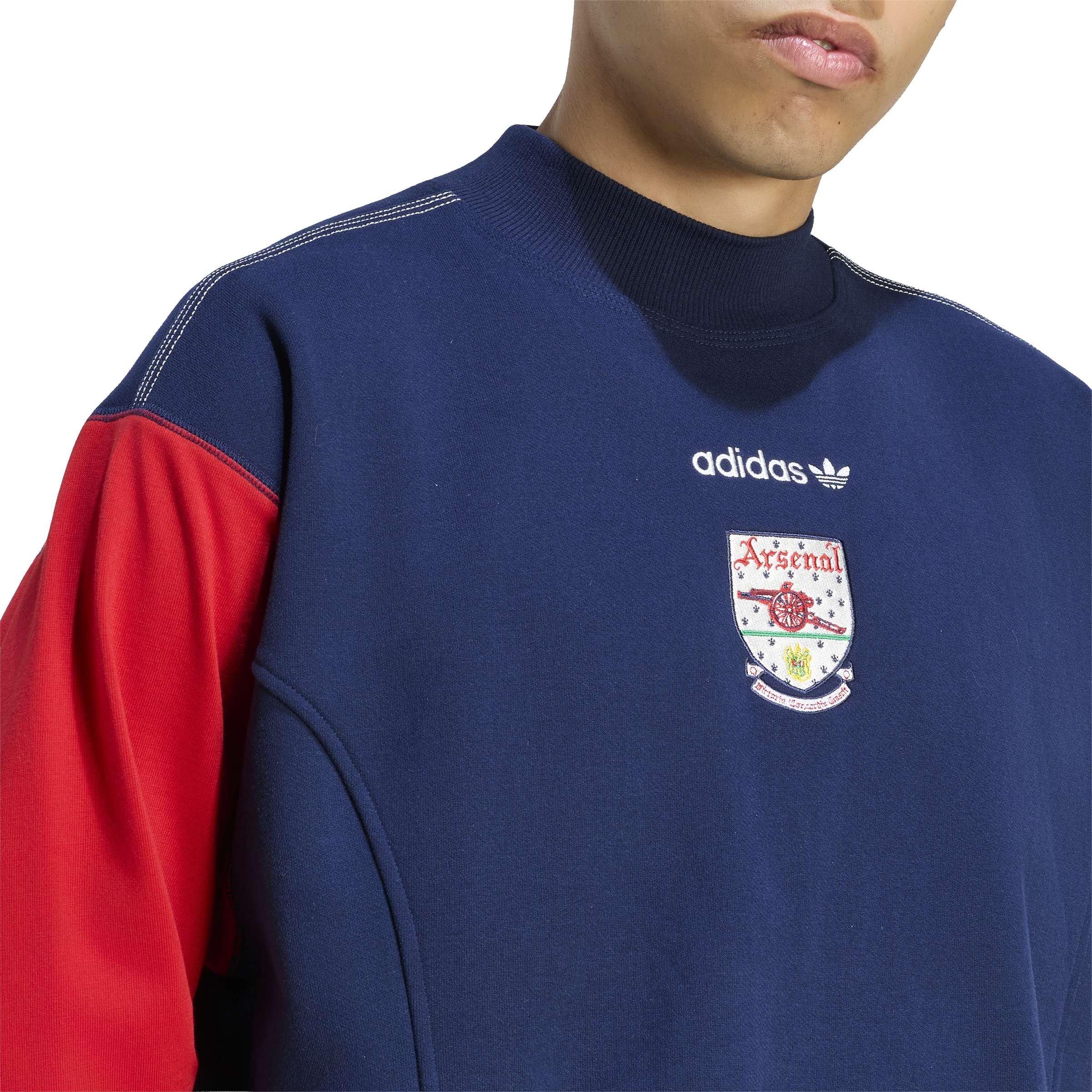 Navy/Red - adidas - Arsenal EQT Sweatshirt Mens - 4