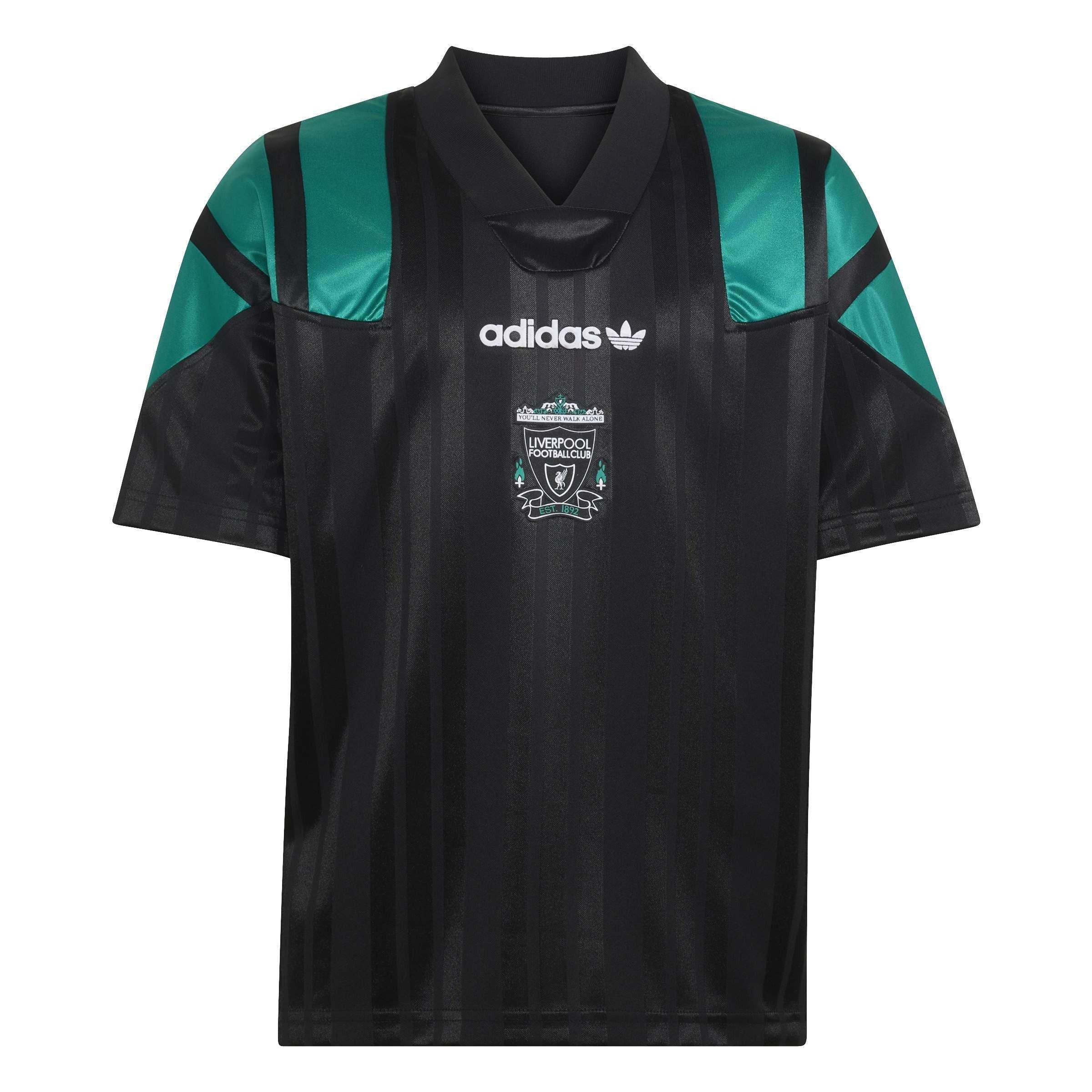 Black/Green - adidas - Liverpool EQT Jersey Juniors - 1