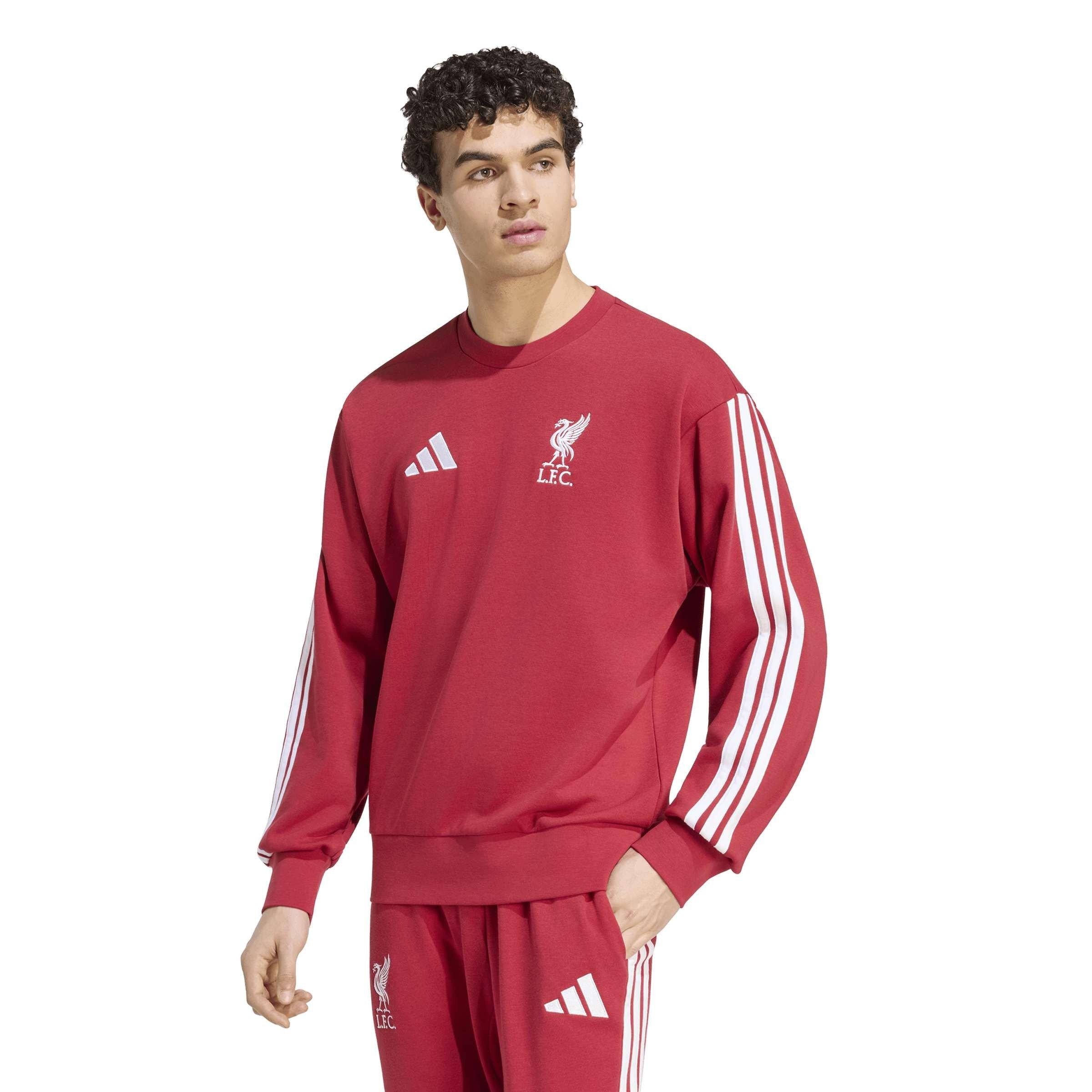 Red/White - adidas - Liverpool DNA Sweatshirt Mens - 2