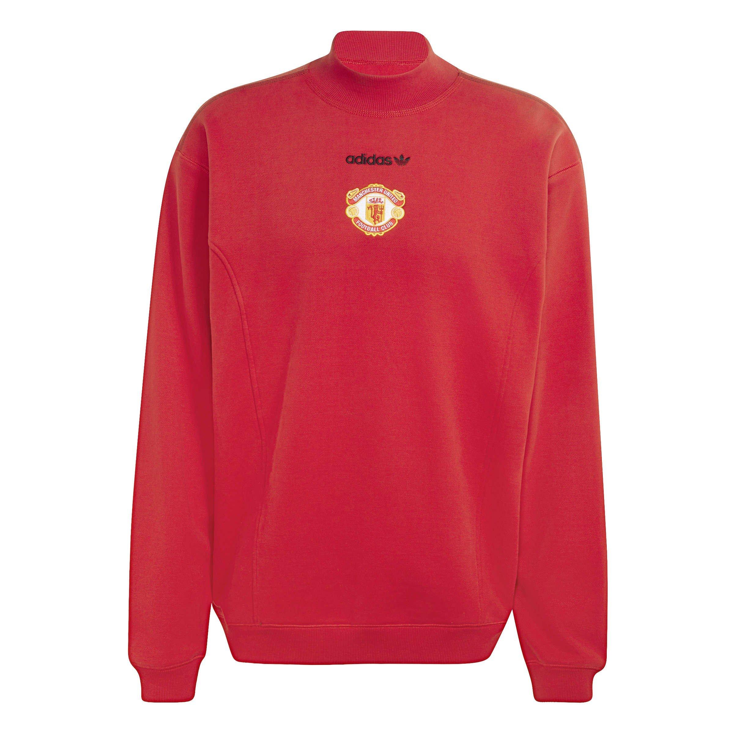 Red/Black - adidas - Manchester United EQT Sweatshirt Mens - 1