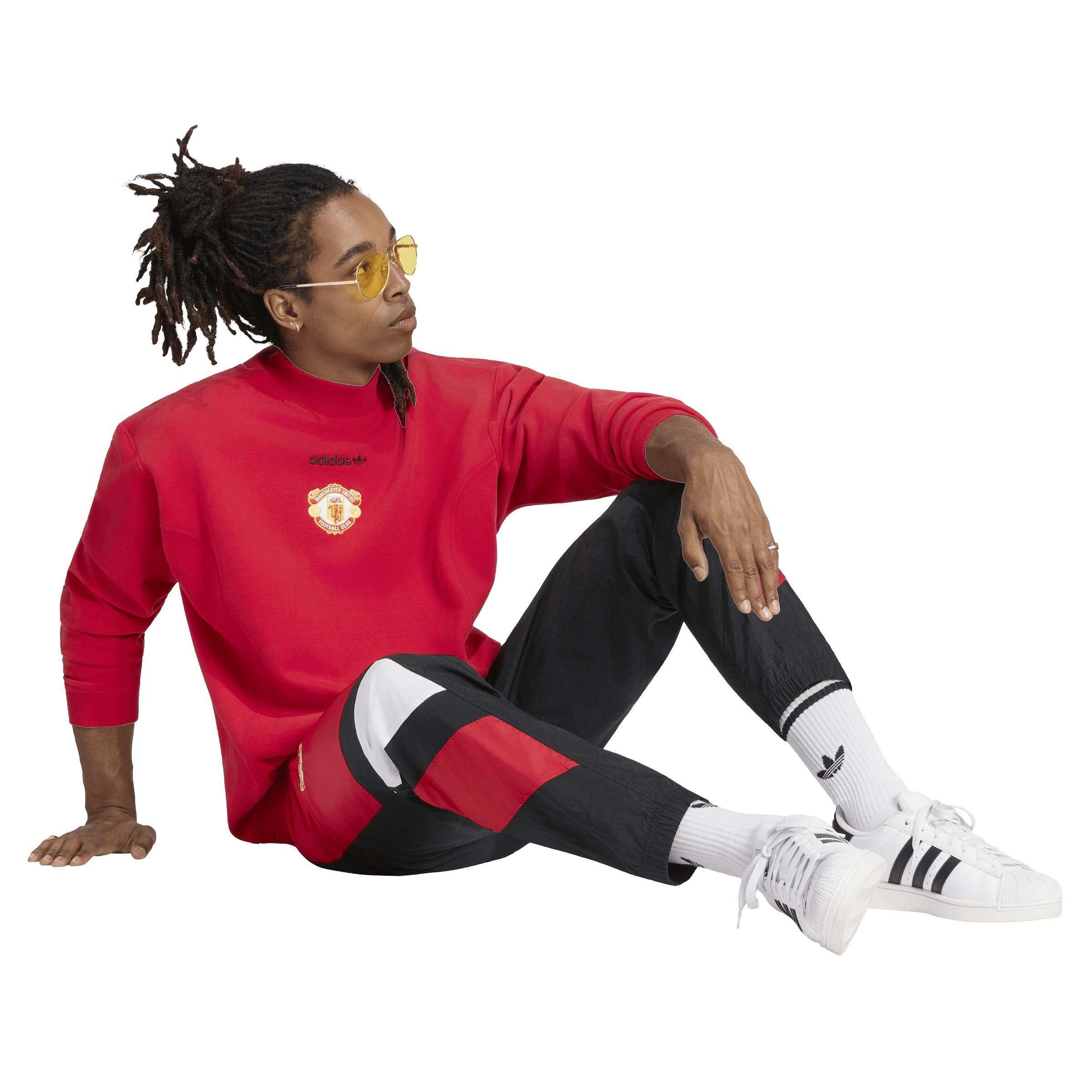 Red/Black - adidas - Manchester United EQT Sweatshirt Mens - 6