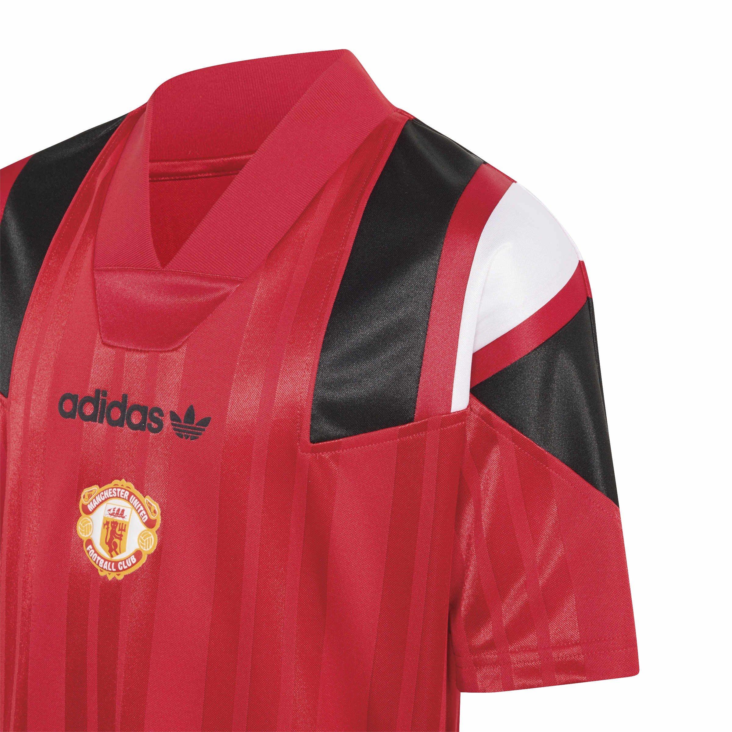 Rouge/Noir - adidas - Manchester United EQT Jersey Juniors - 3