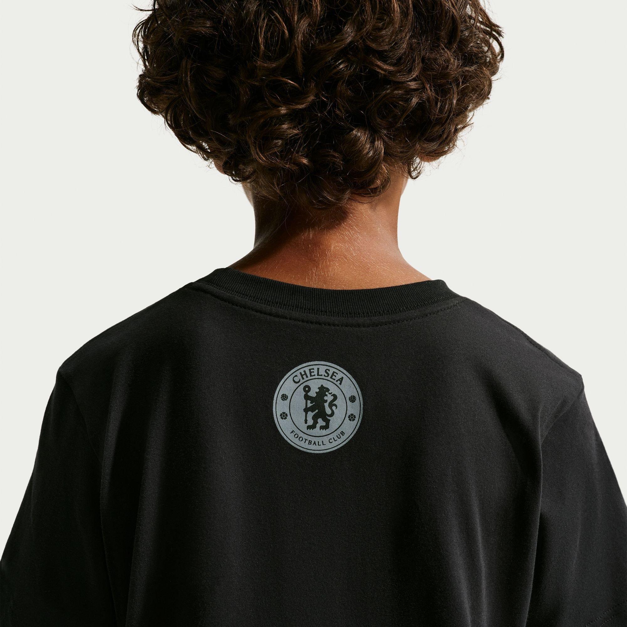 Schwarz/Grau - Nike - Nike CFC Swoosh Tee Jn64 - 2
