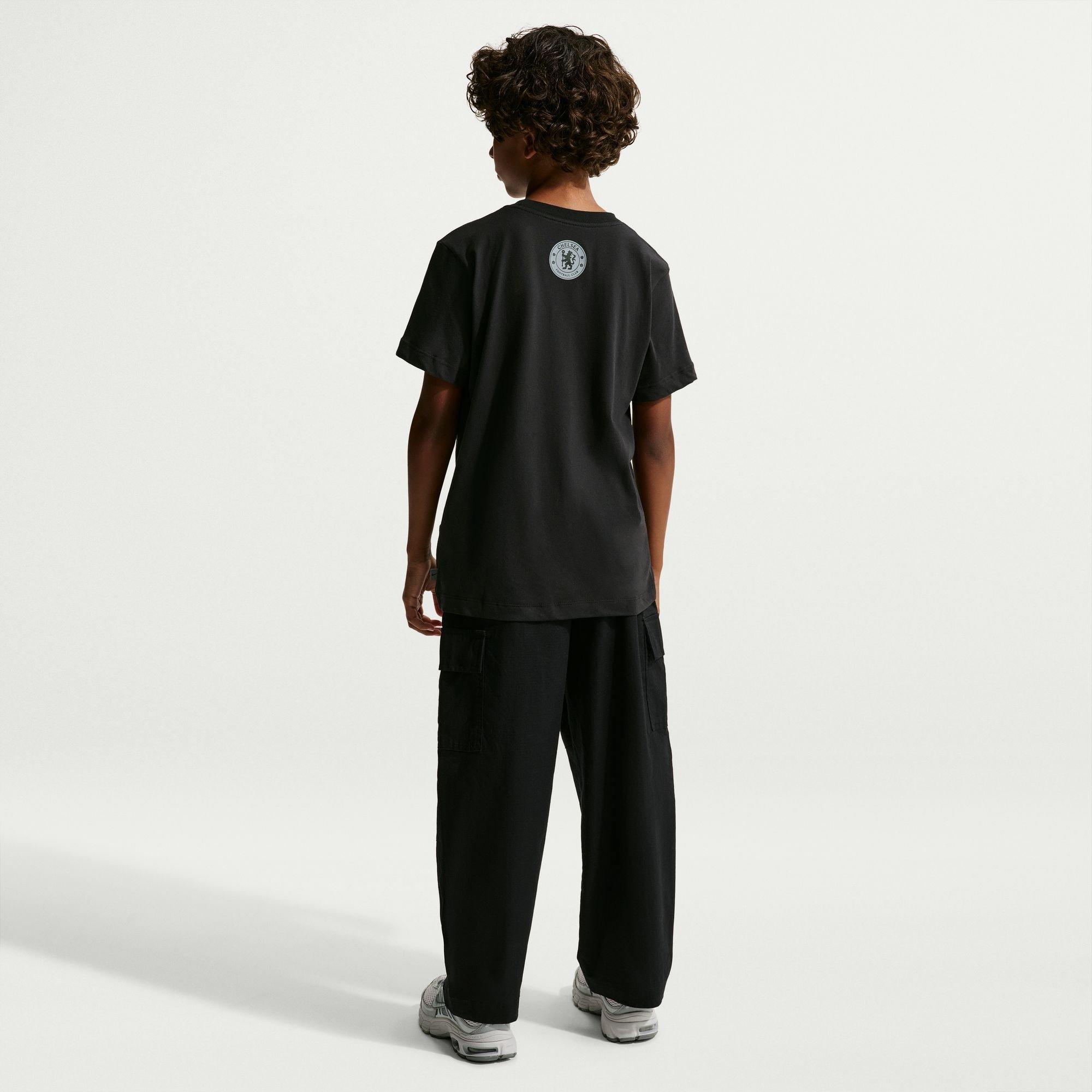 Schwarz/Grau - Nike - Nike CFC Swoosh Tee Jn64 - 5