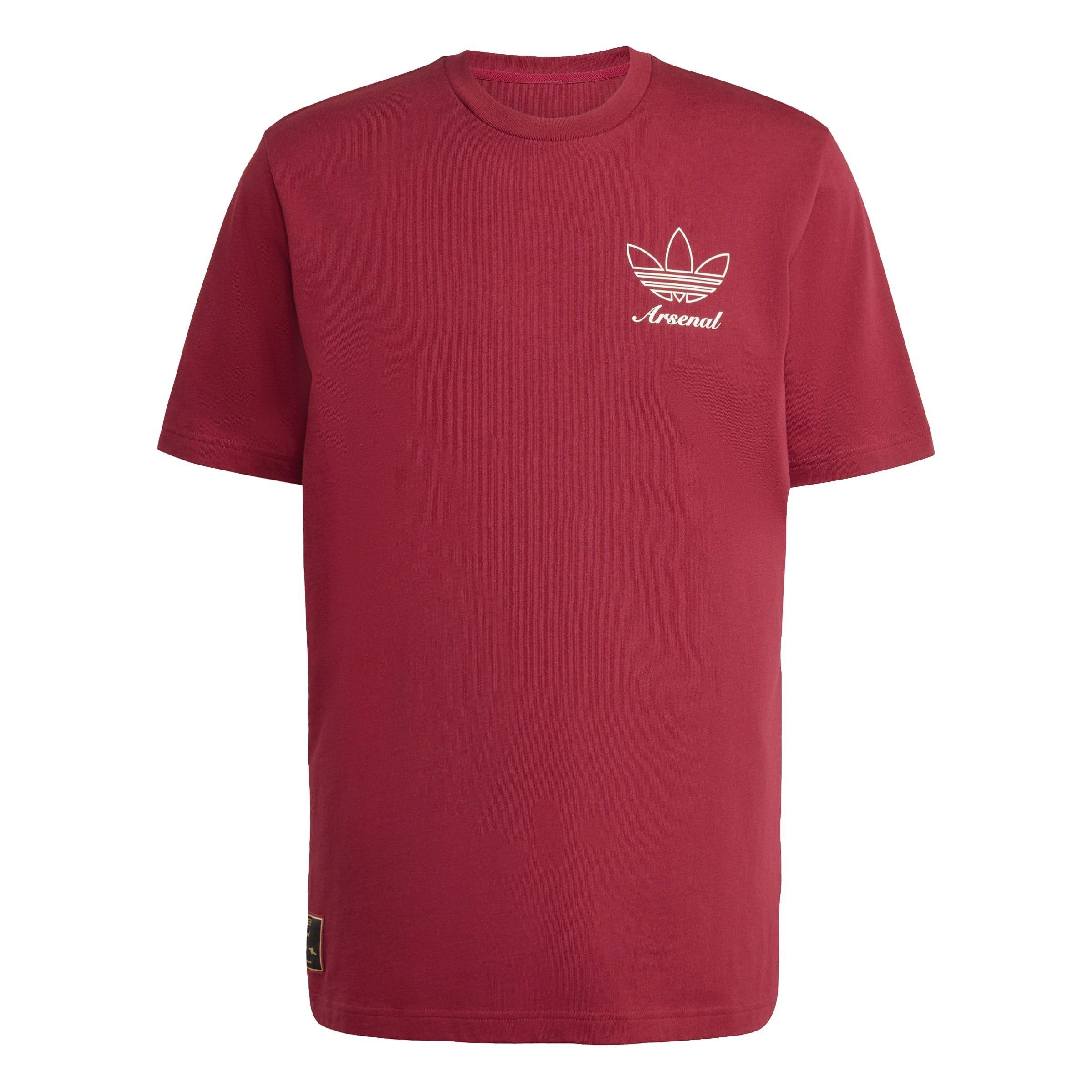 Red - adidas - Arsenal Terrace Icons Graphic T-Shirt Mens - 1
