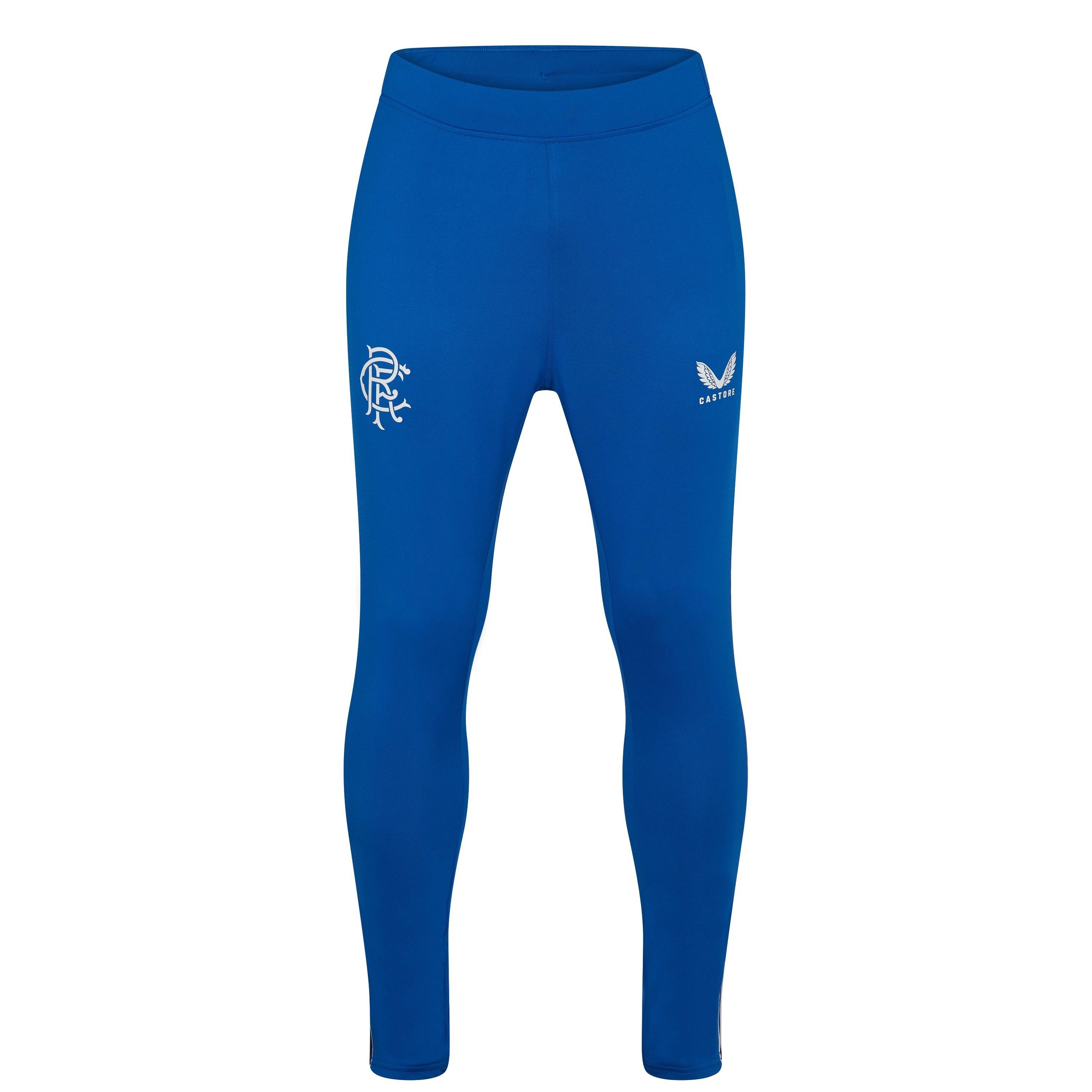 Castore Men's Rangers Fc Training Bottoms - Blue/White - 2XL
