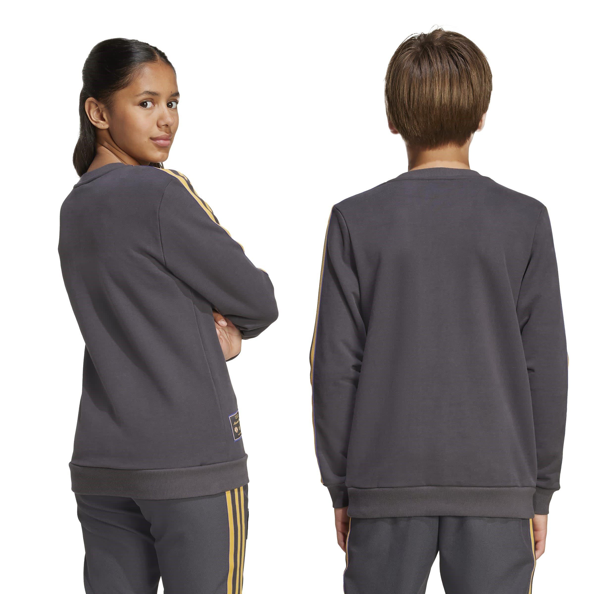 Nero - adidas - Manchester United Icons Crew Sweater Juniors - 3