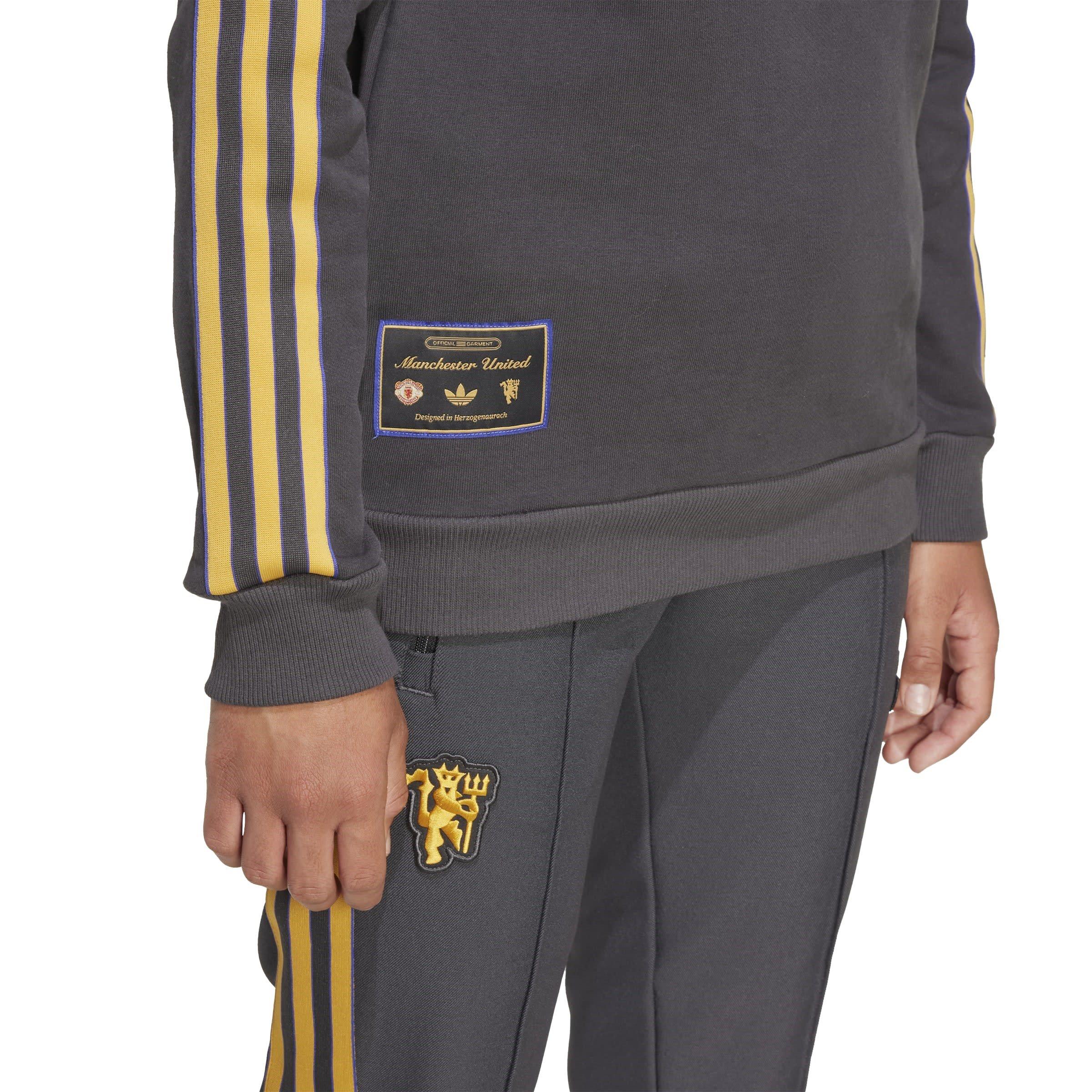 Nero - adidas - Manchester United Icons Crew Sweater Juniors - 8