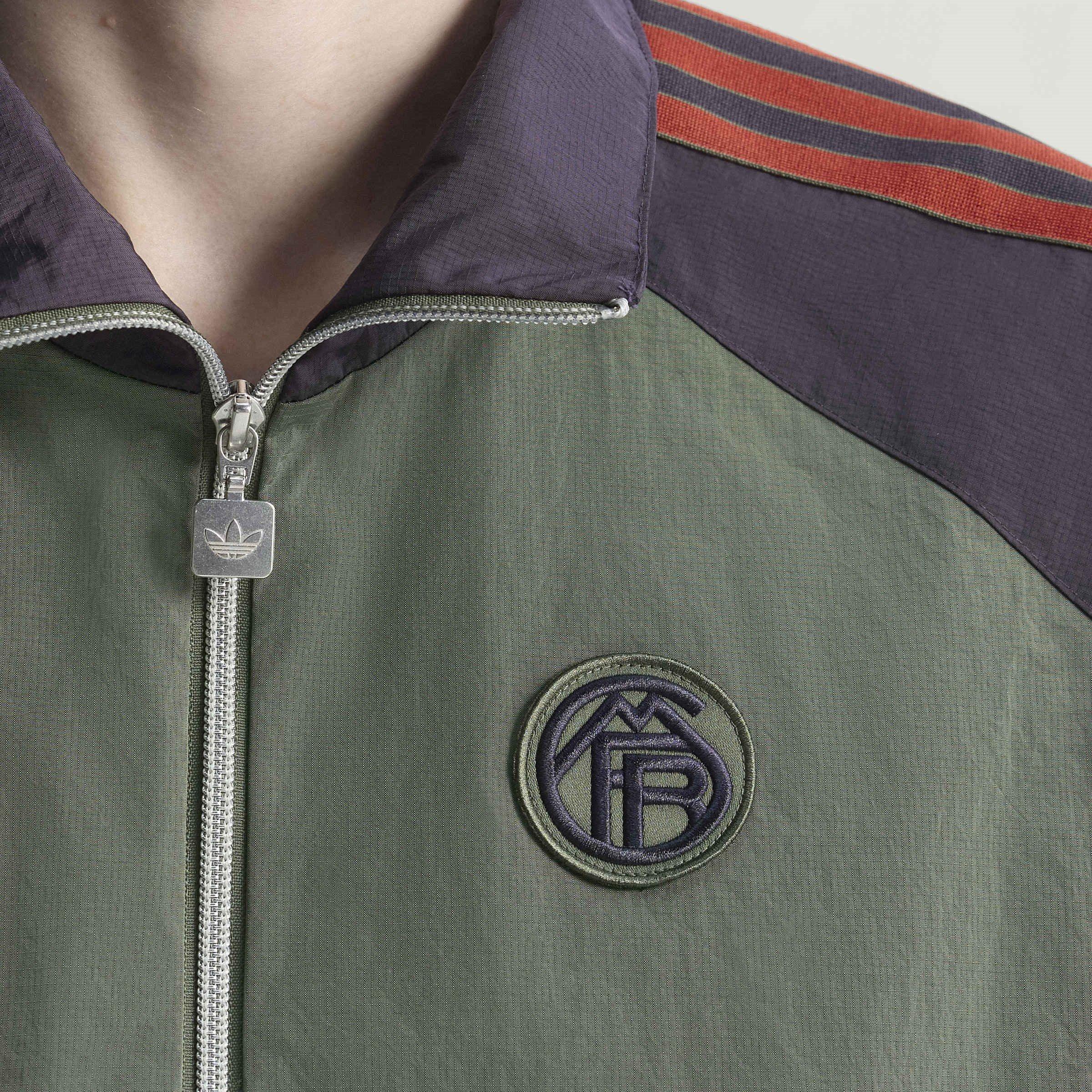 Grøn/Sort - adidas - Bayern Munich Originals Icon Half Zip Jacket Mens - 11