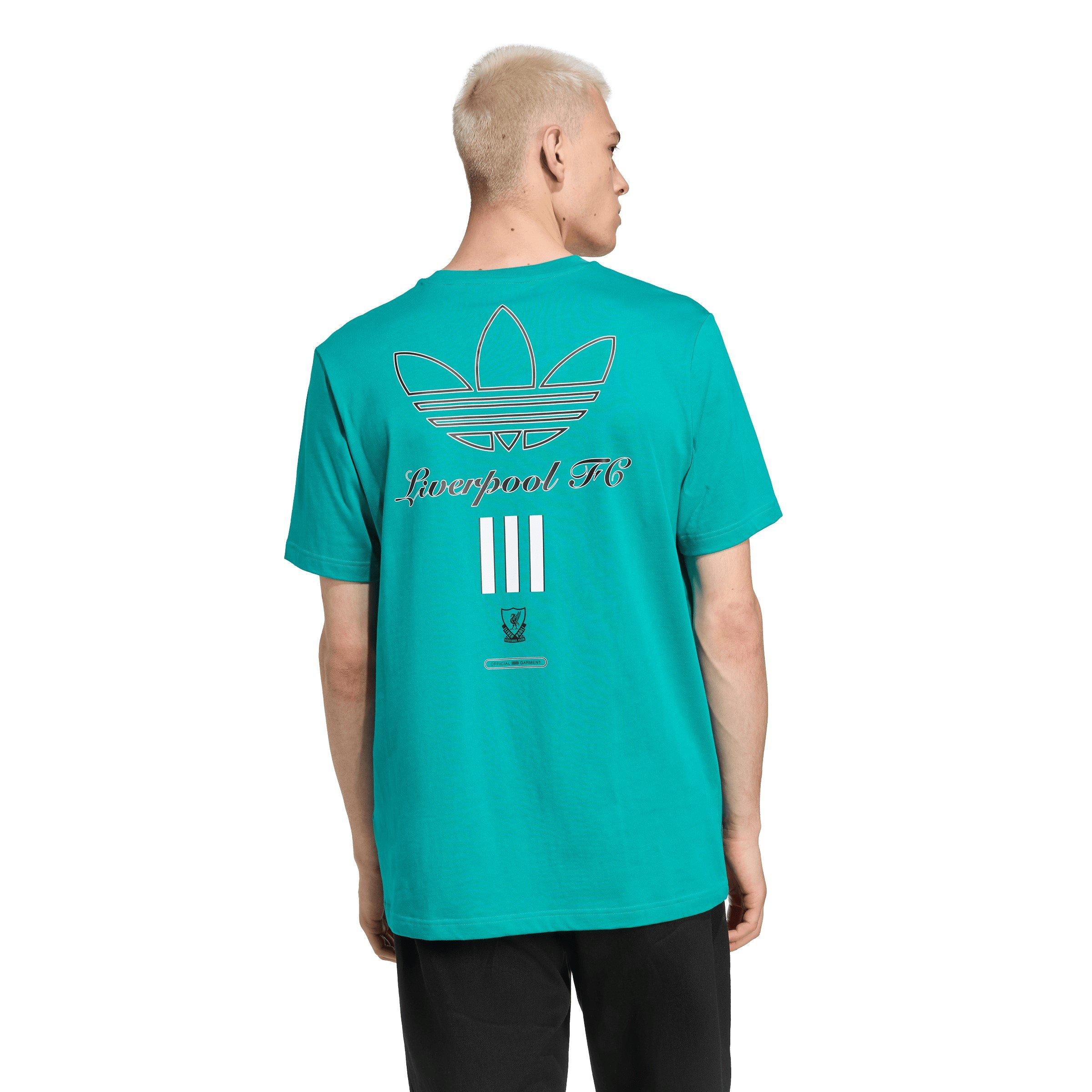 Green - adidas - Liverpool Terrace Icons Graphic T-Shirt Adults - 3