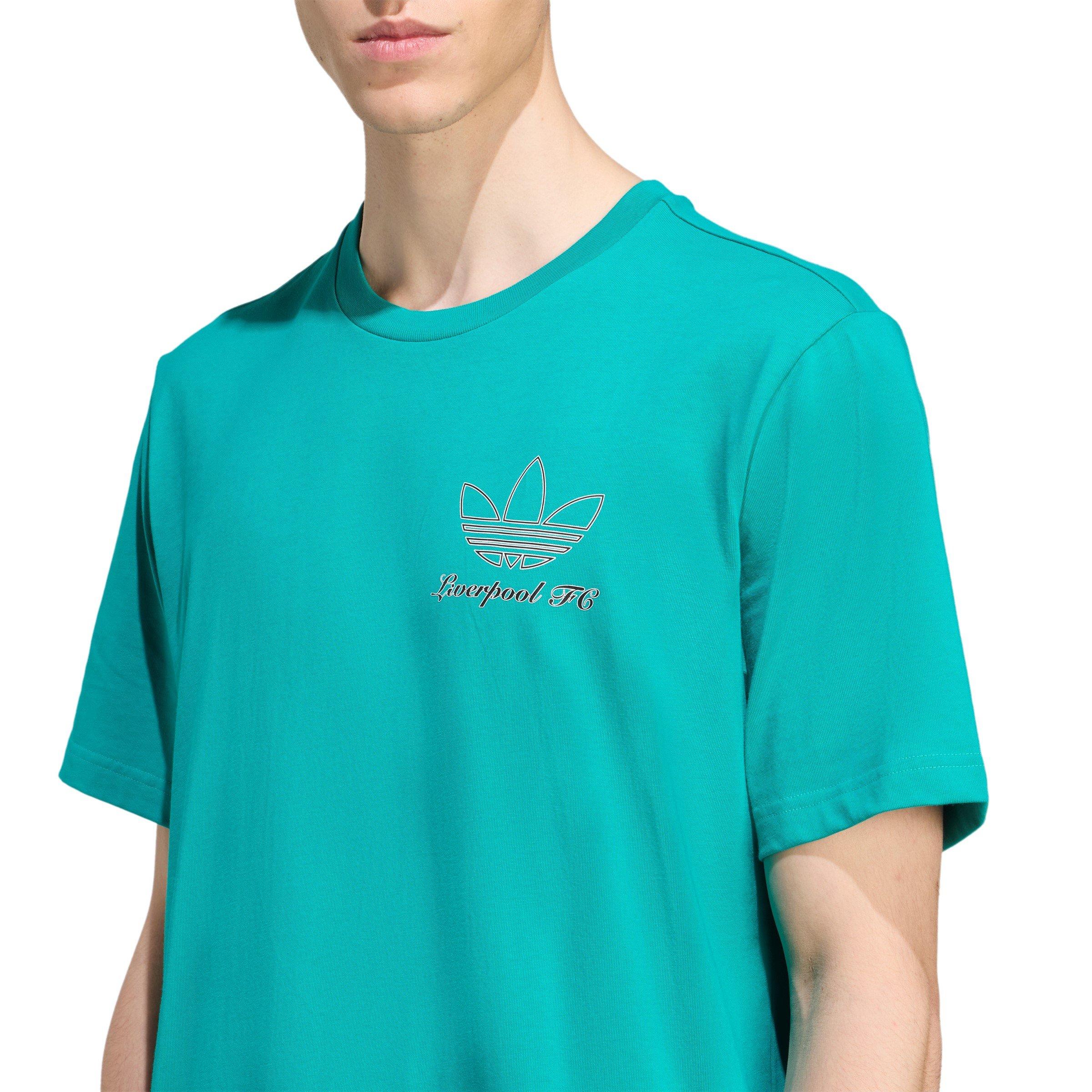 Green - adidas - Liverpool Terrace Icons Graphic T-Shirt Adults - 4