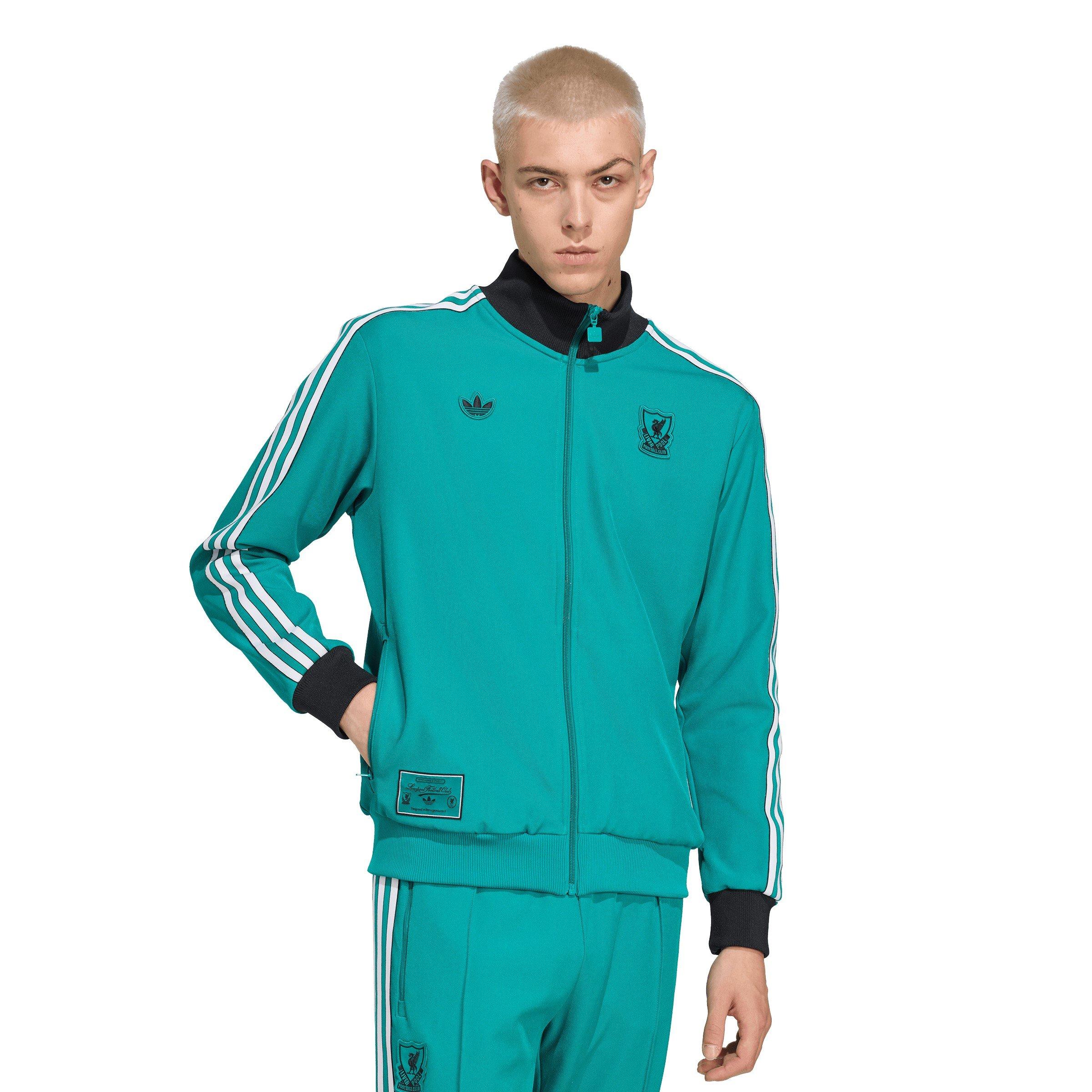 Green - adidas - Liverpool Terrace Icons Track Top Mens - 2