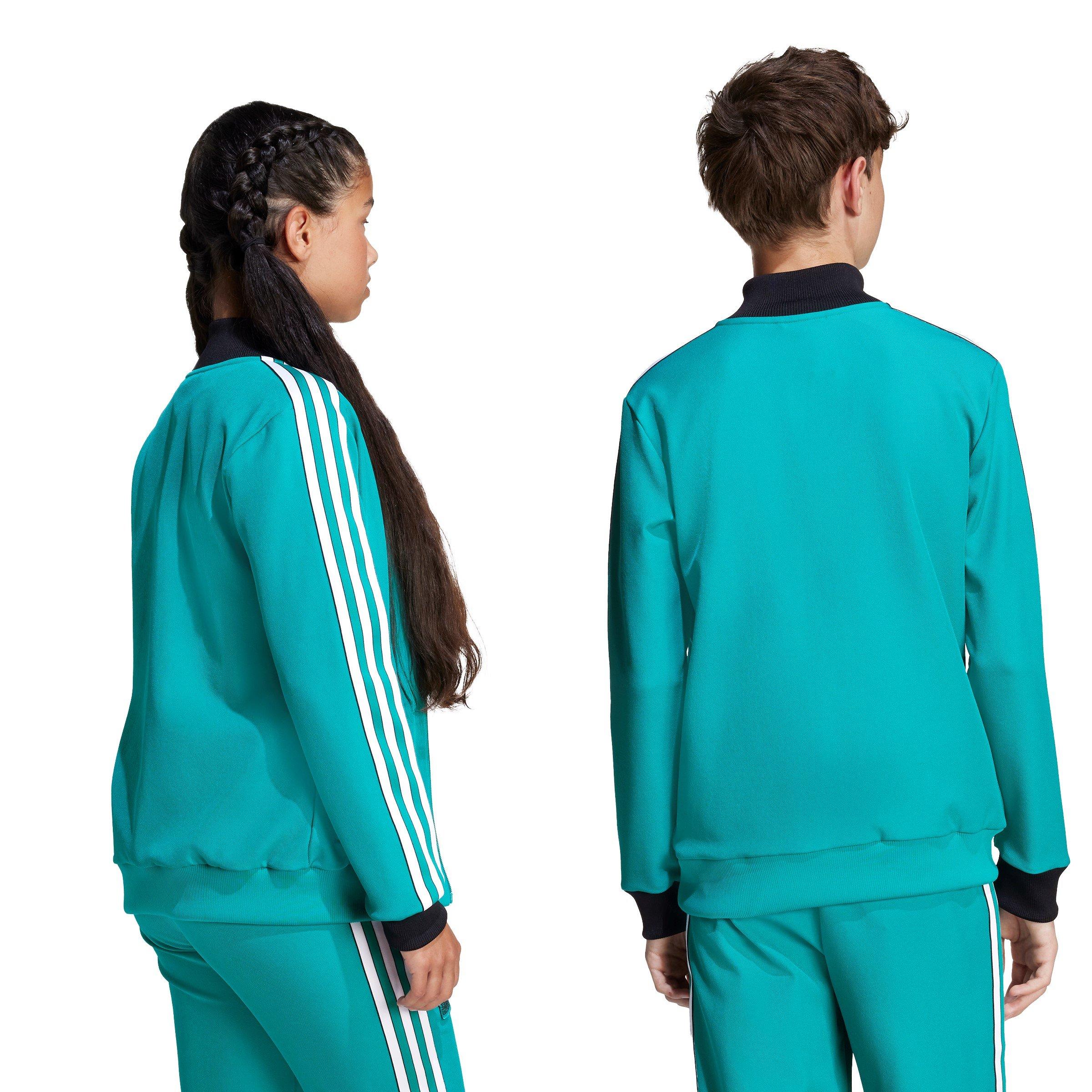 Green - adidas - Liverpool Terrace Icons Tracksuit Top Juniors - 3