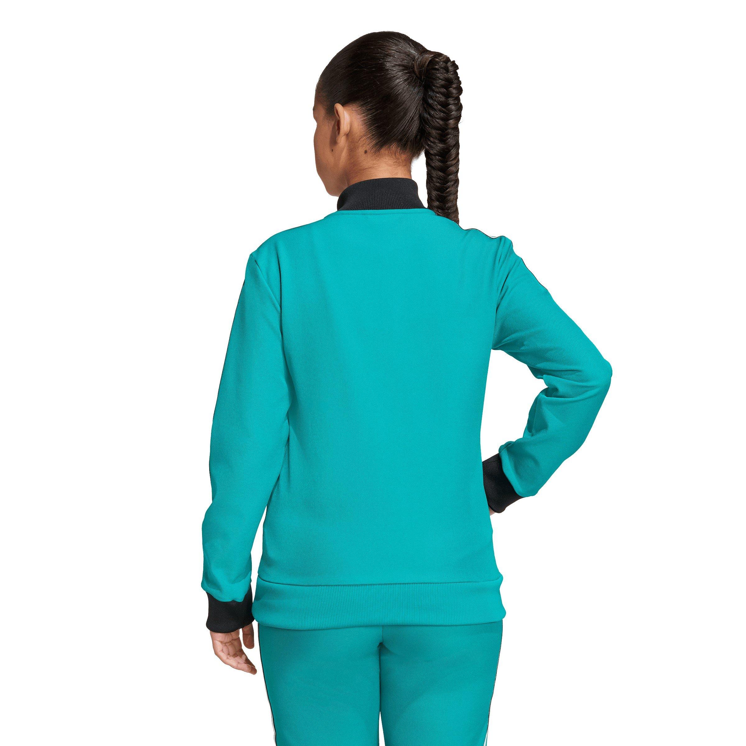 Green - adidas - Liverpool Terrace Icons Tracksuit Top Juniors - 5