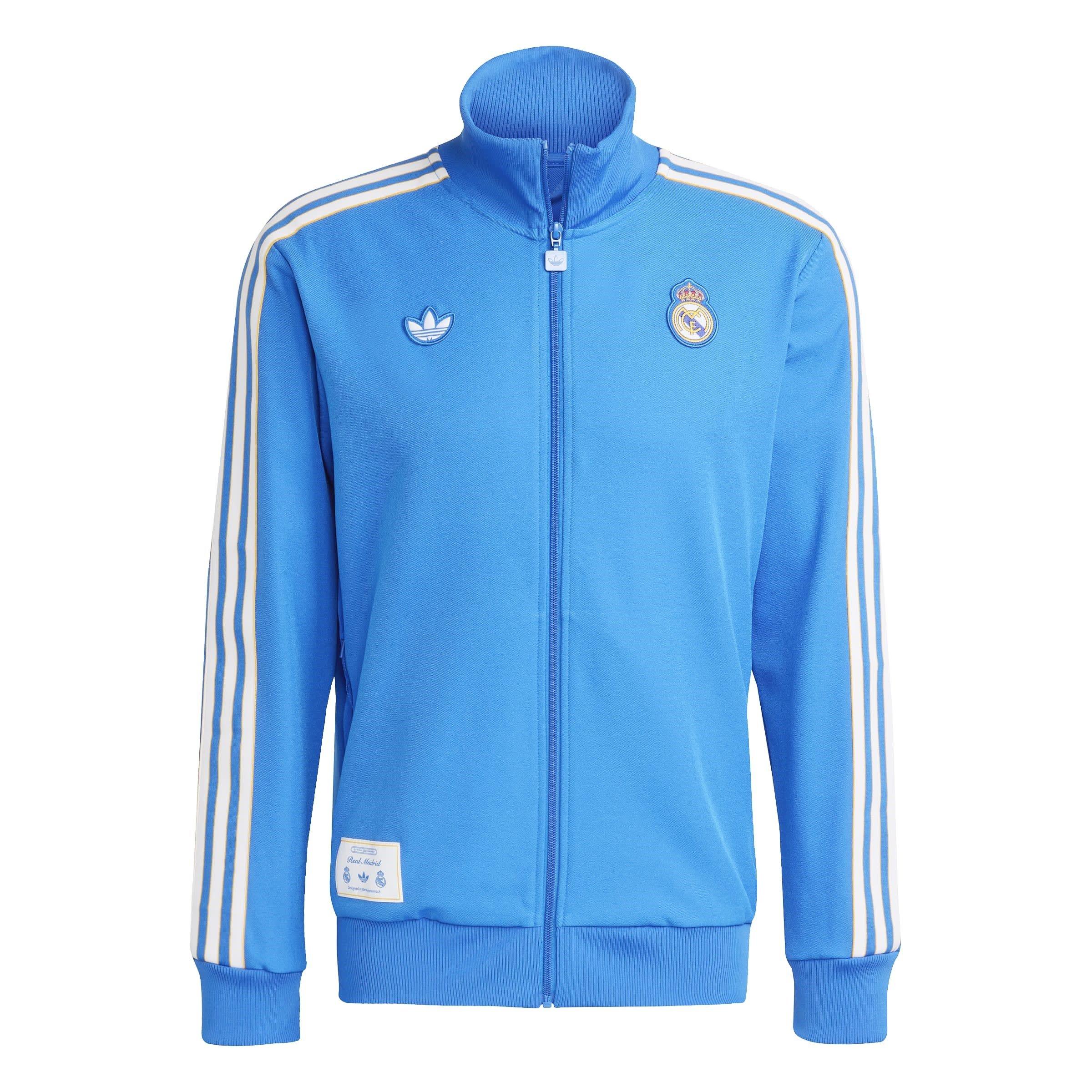 Blauw/Wit - adidas - Real Madrid Tracksuit Top Mens - 1