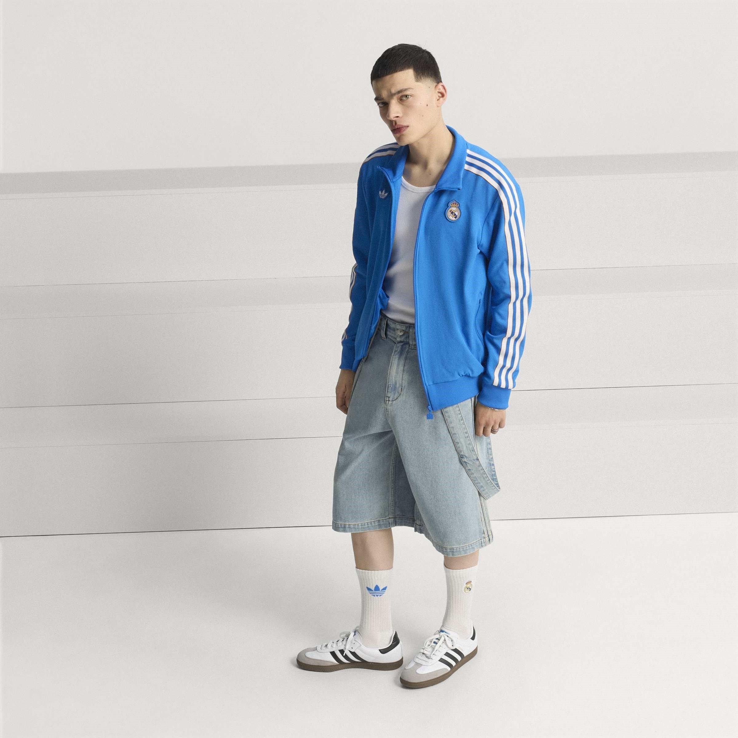 Azul/Blanco - adidas - Real Madrid Tracksuit Top Mens - 12