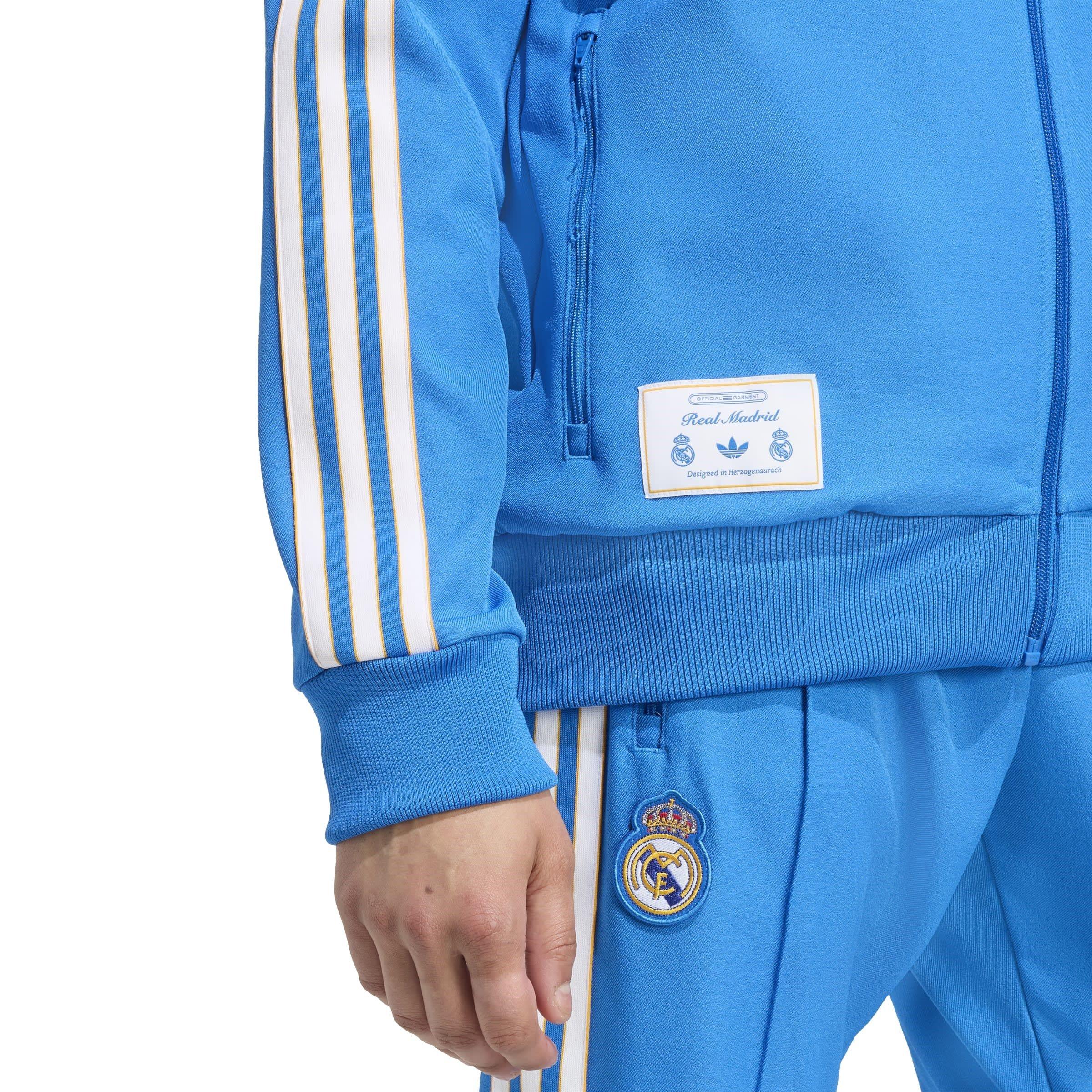 Azul/Blanco - adidas - Real Madrid Tracksuit Top Mens - 6