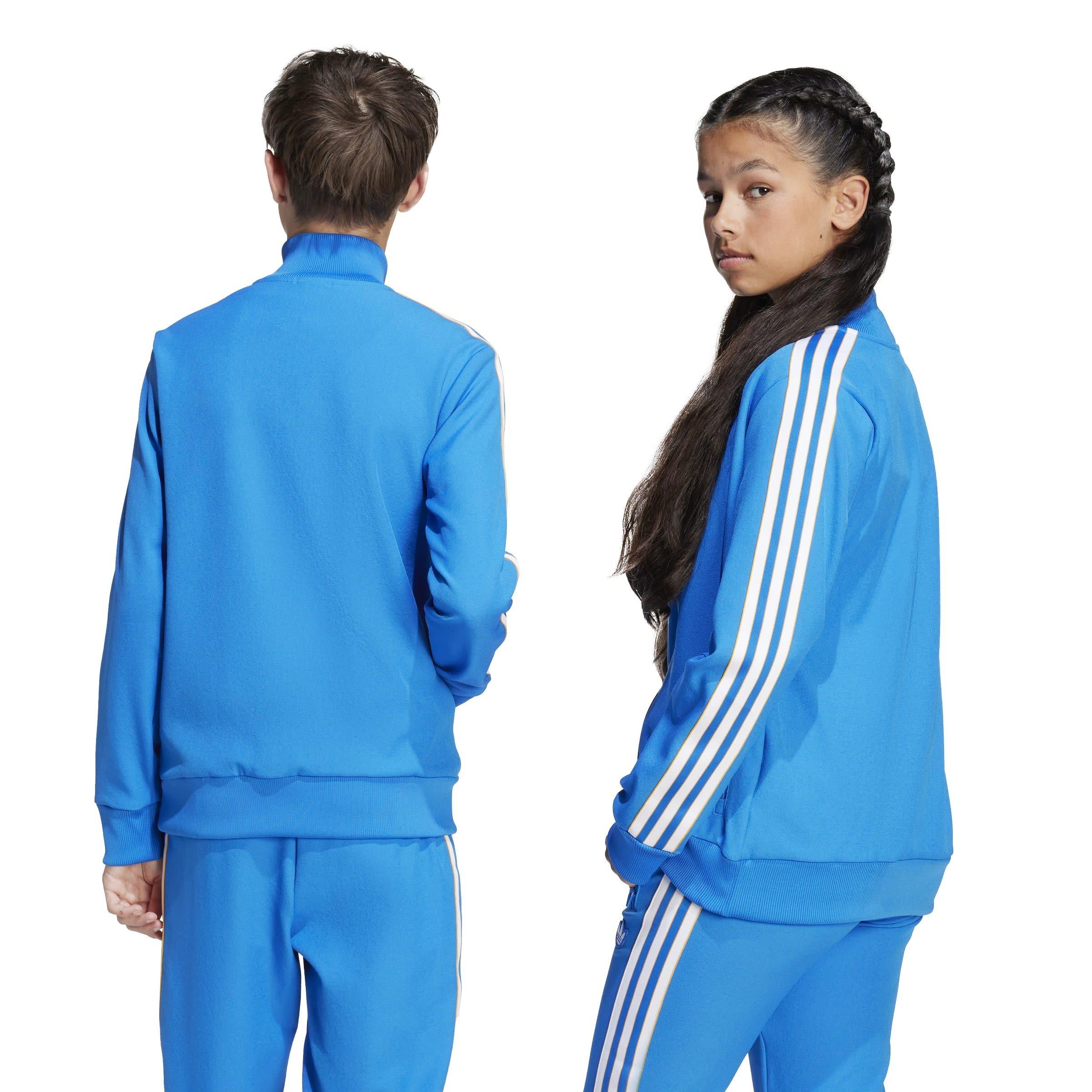 Blue/White - adidas - Real Madrid Tracksuit Top Juniors - 3