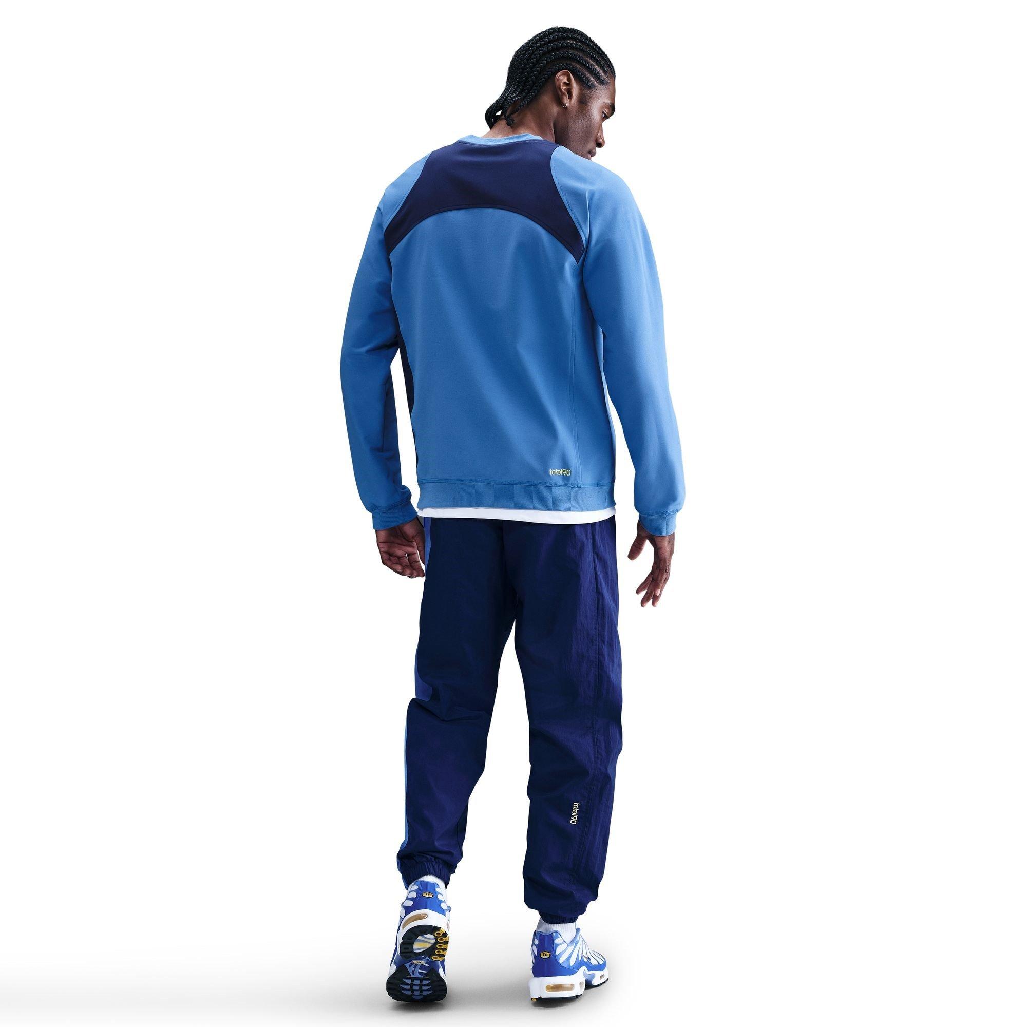 Blue/Yellow - Nike - Tottenham Hotspur T90 Crew Sweater Mens - 4