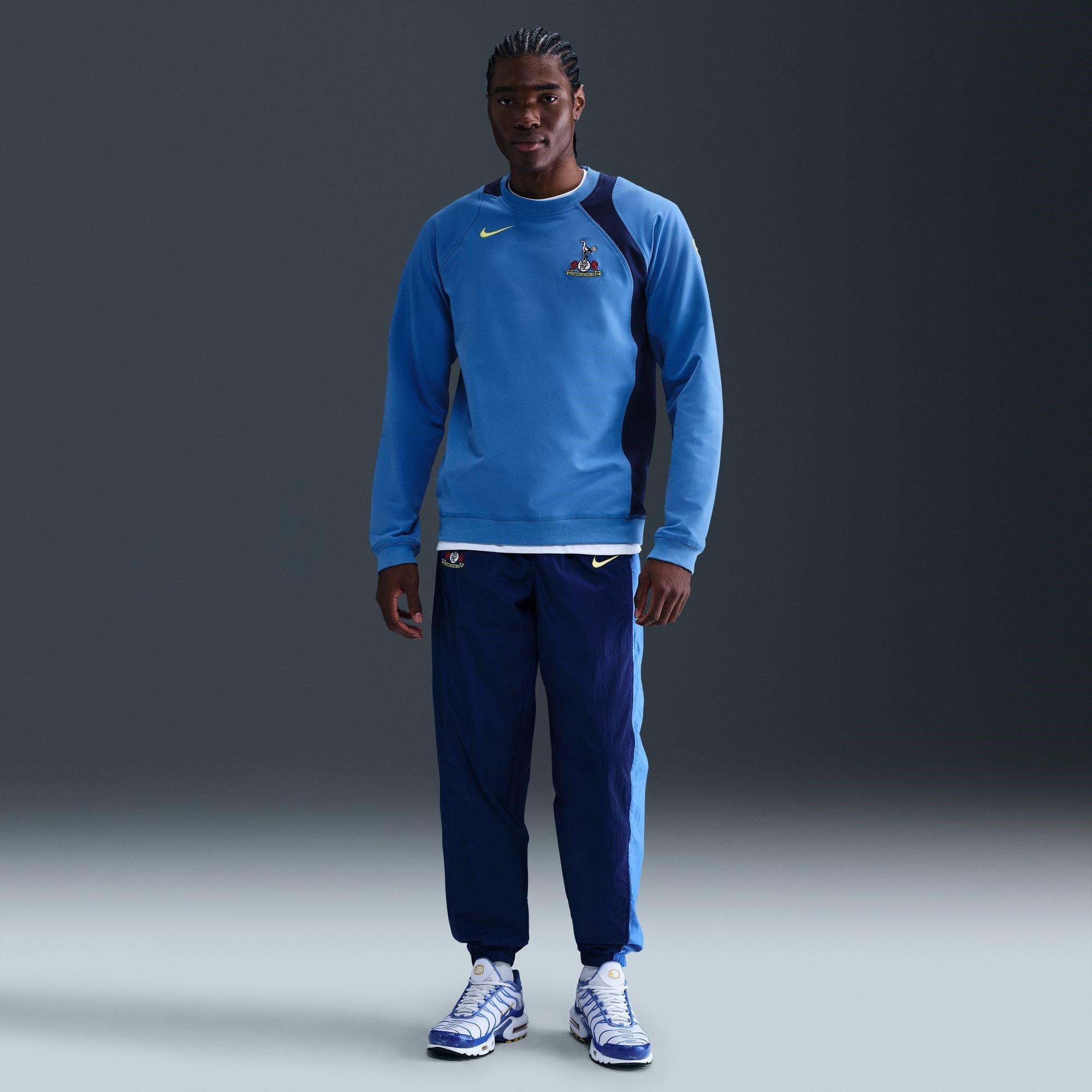 Blue/Yellow - Nike - Tottenham Hotspur T90 Crew Sweater Mens - 7