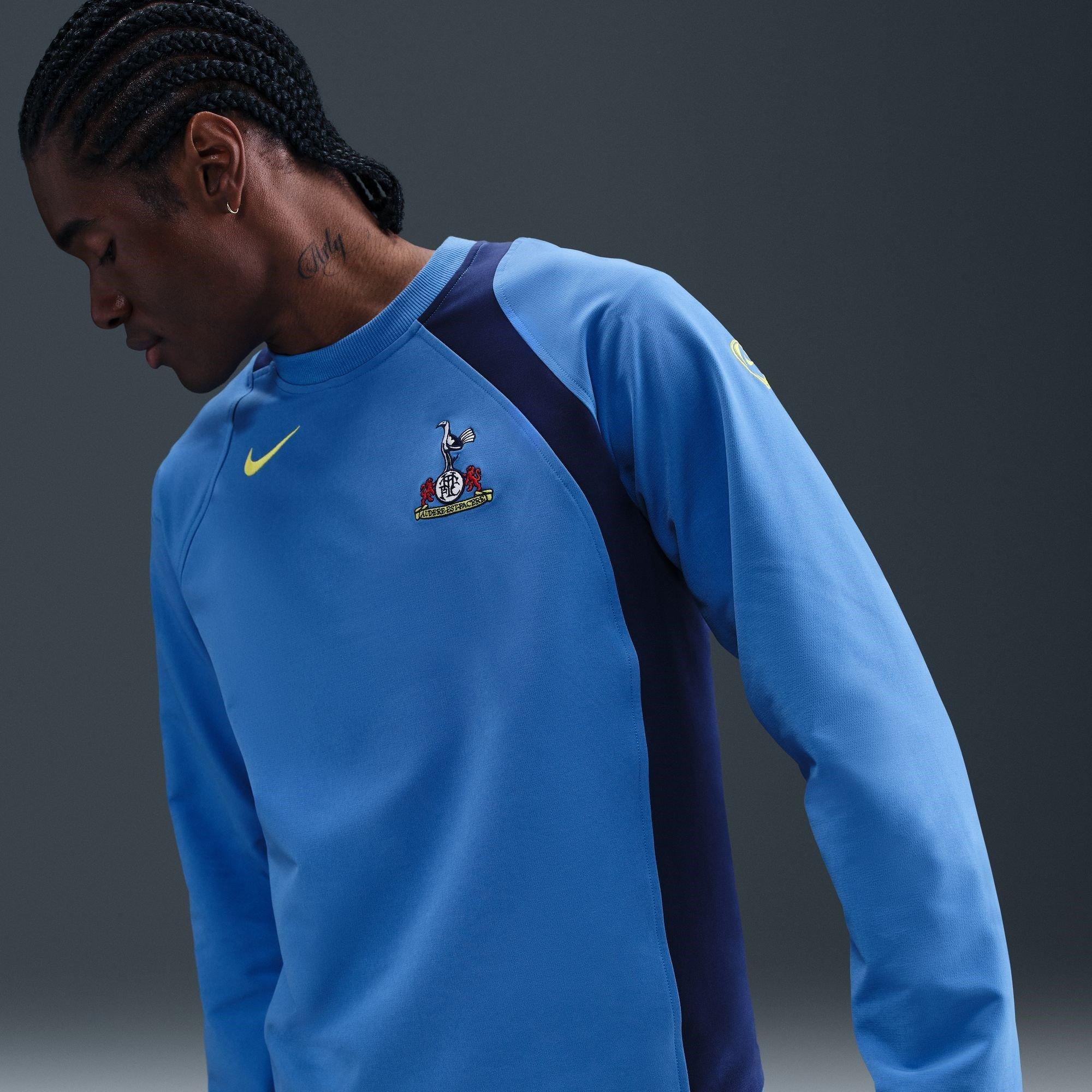 Blue/Yellow - Nike - Tottenham Hotspur T90 Crew Sweater Mens - 9