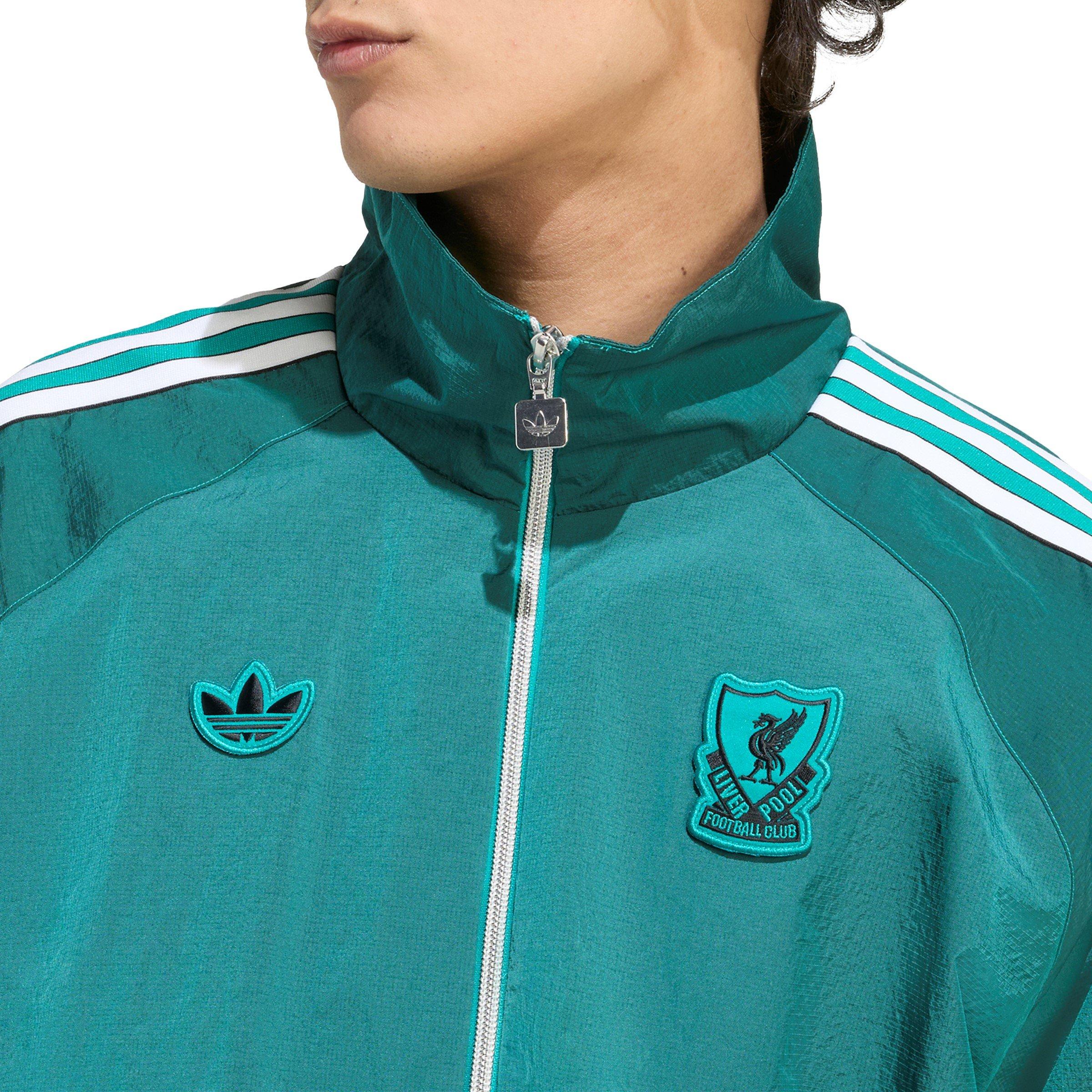 Green - adidas - Liverpool Icons Half Zip Jacket Mens - 5