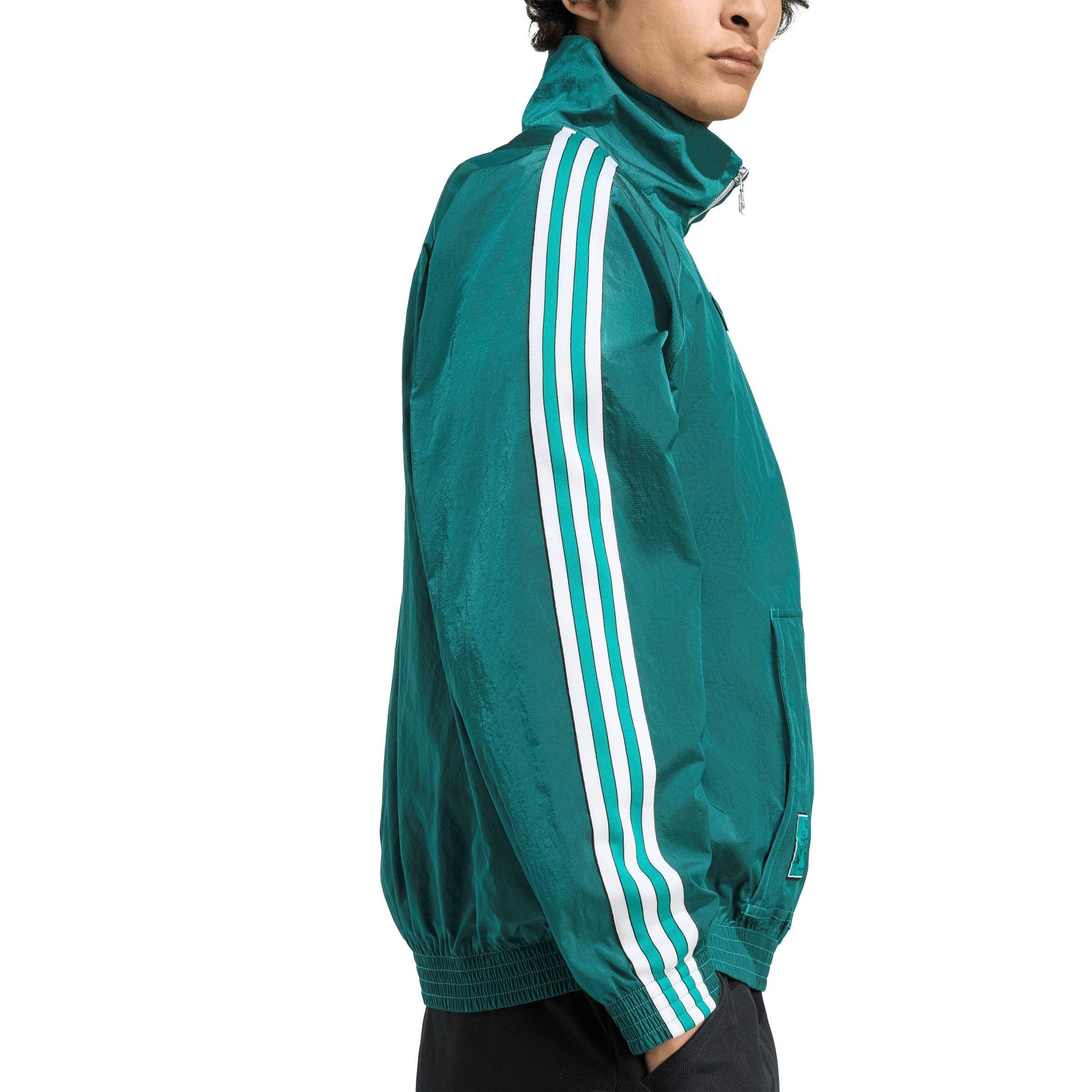 Green - adidas - Liverpool Icons Half Zip Jacket Mens - 6