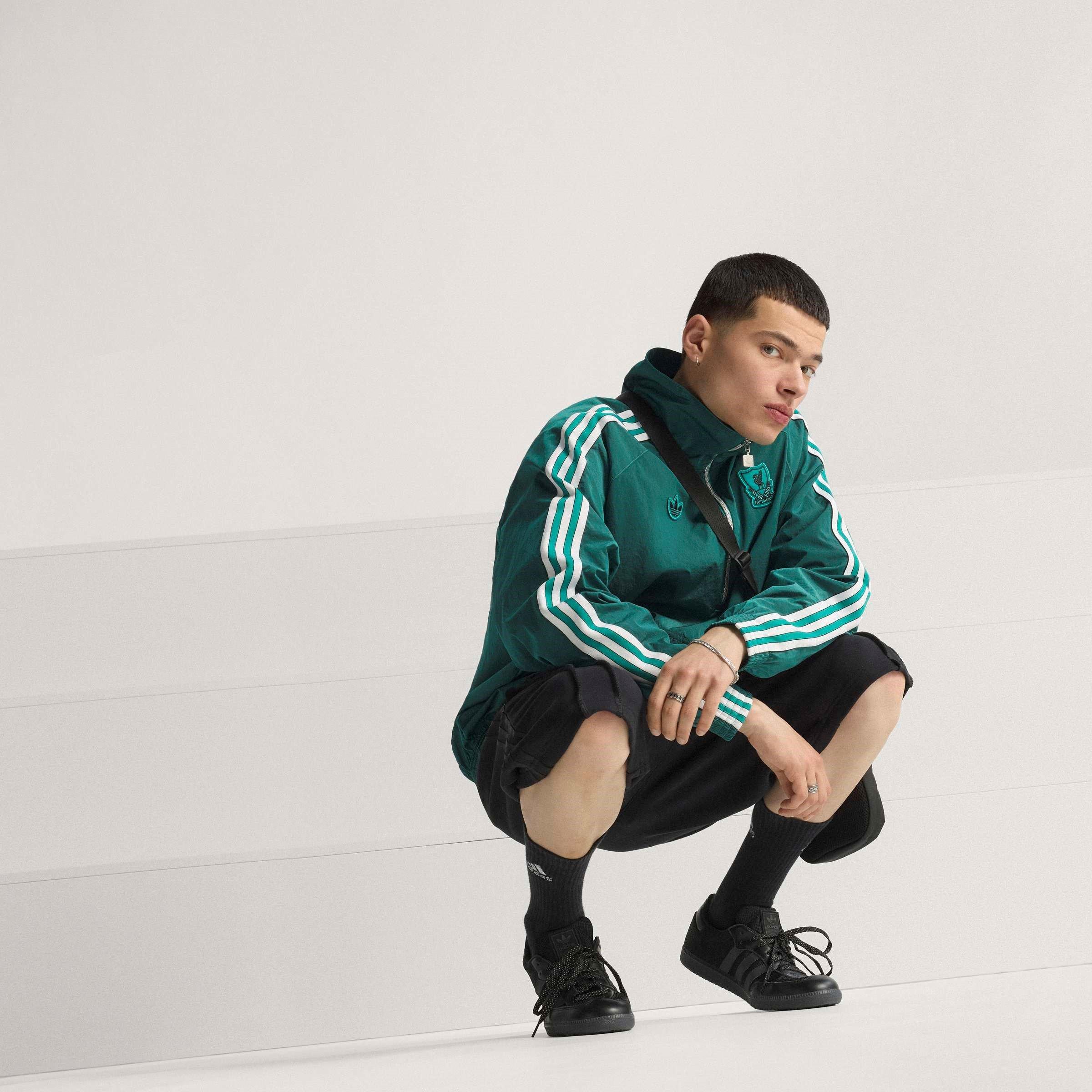 Green - adidas - Liverpool Icons Half Zip Jacket Mens - 10