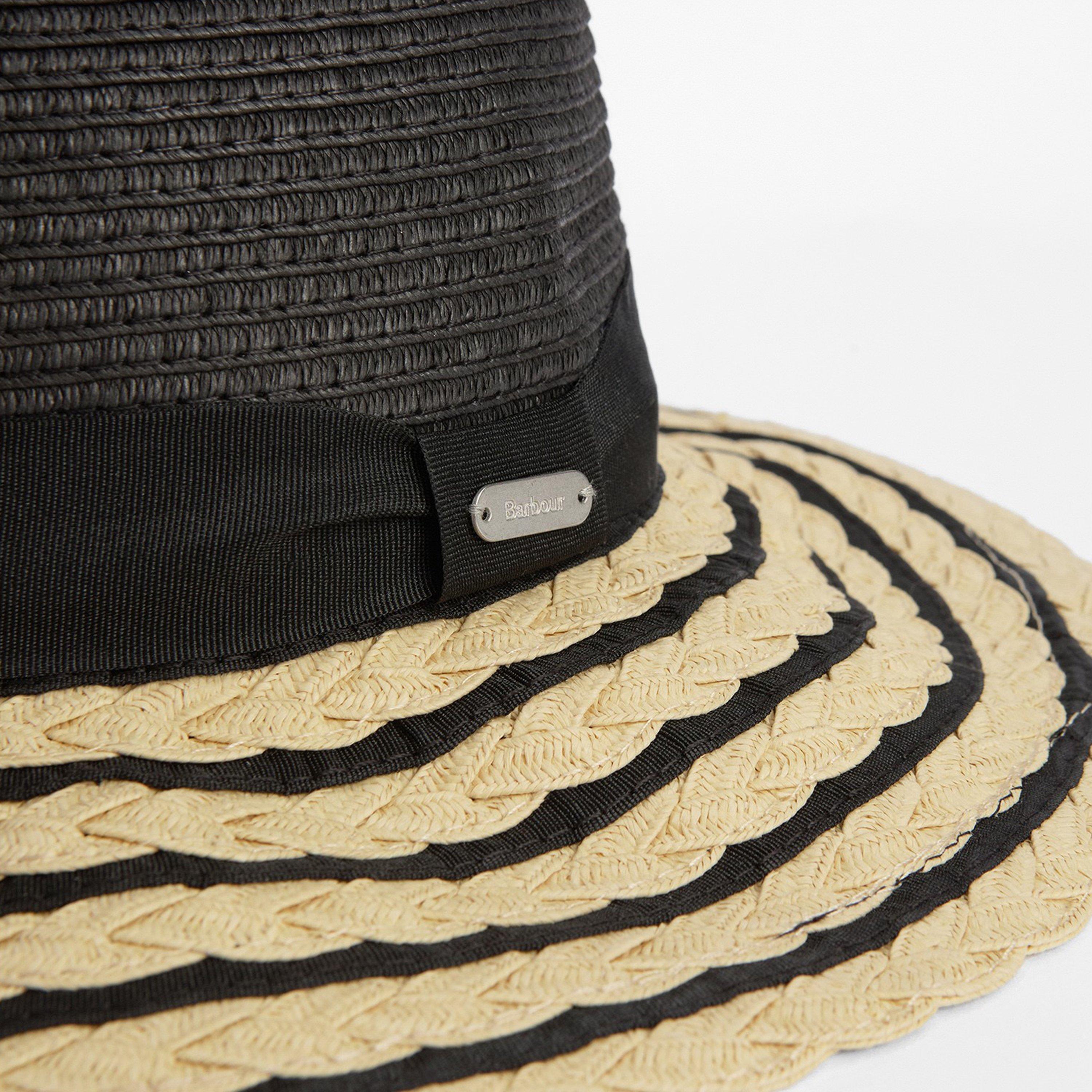 Black/Natural - Barbour - Macy Striped Bucket Hat - 3