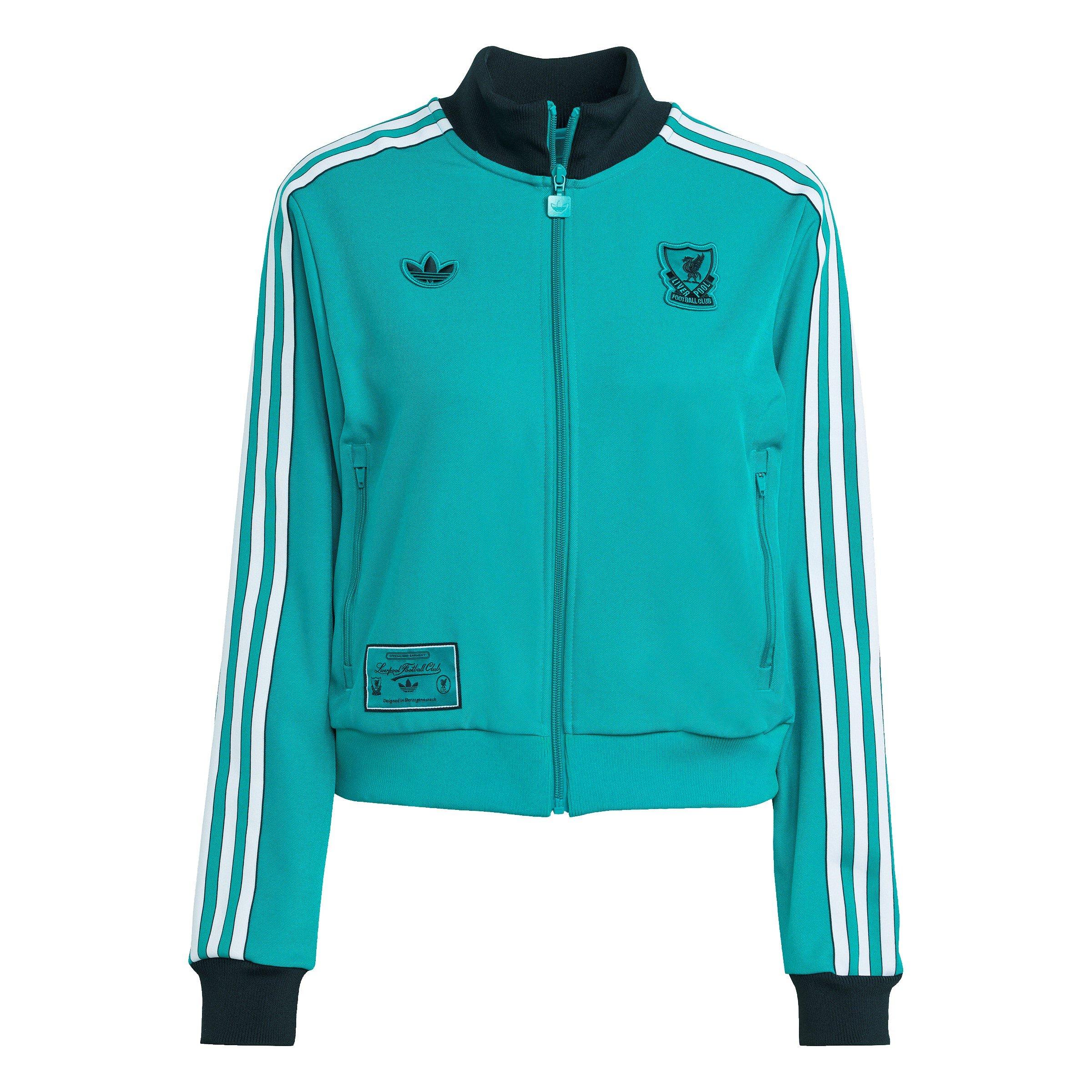 Grøn - adidas - Liverpool Icons Tracksuit Top Womens - 1