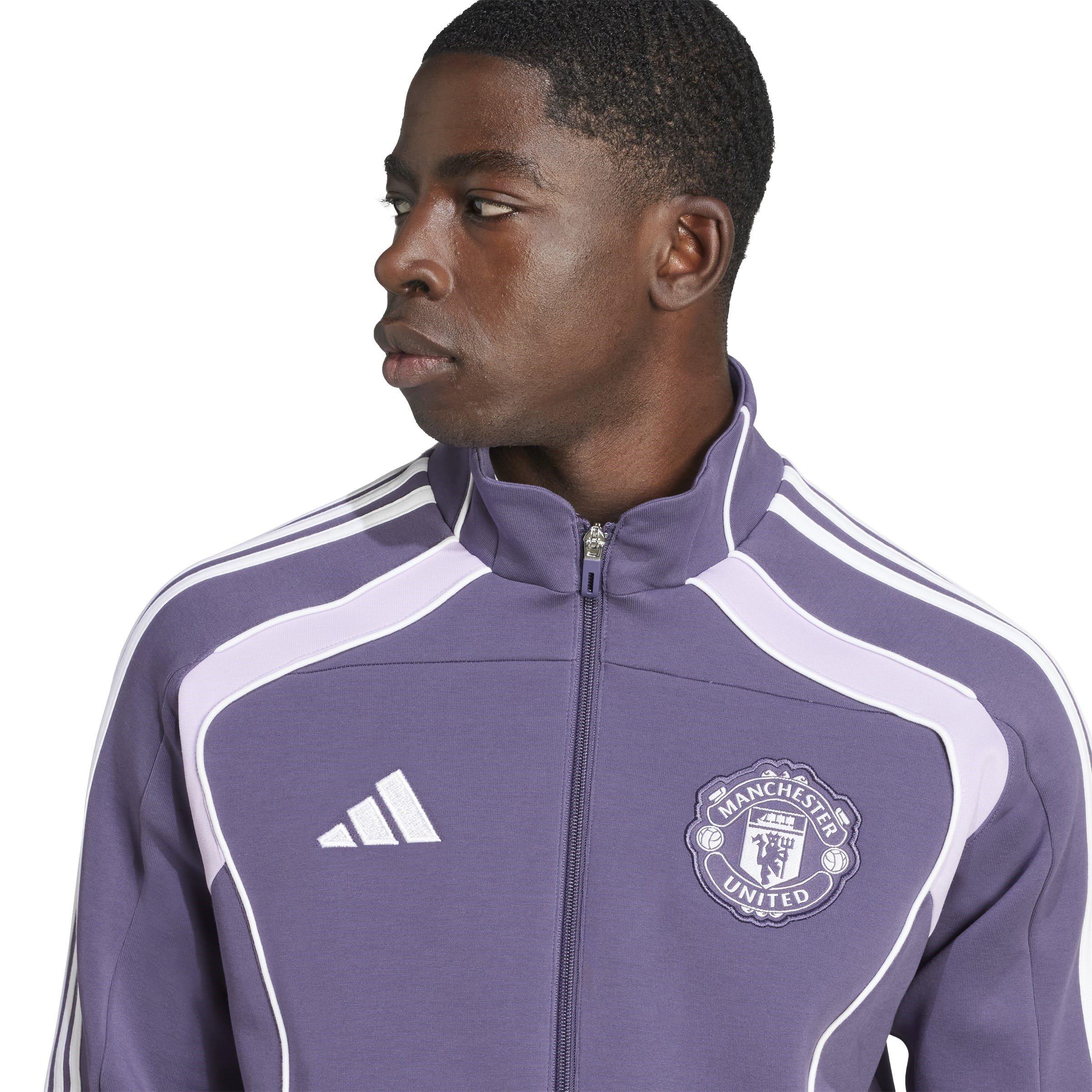 Purple - adidas - Manchester United UBP Doubleknit Tracksuit Top Mens - 6