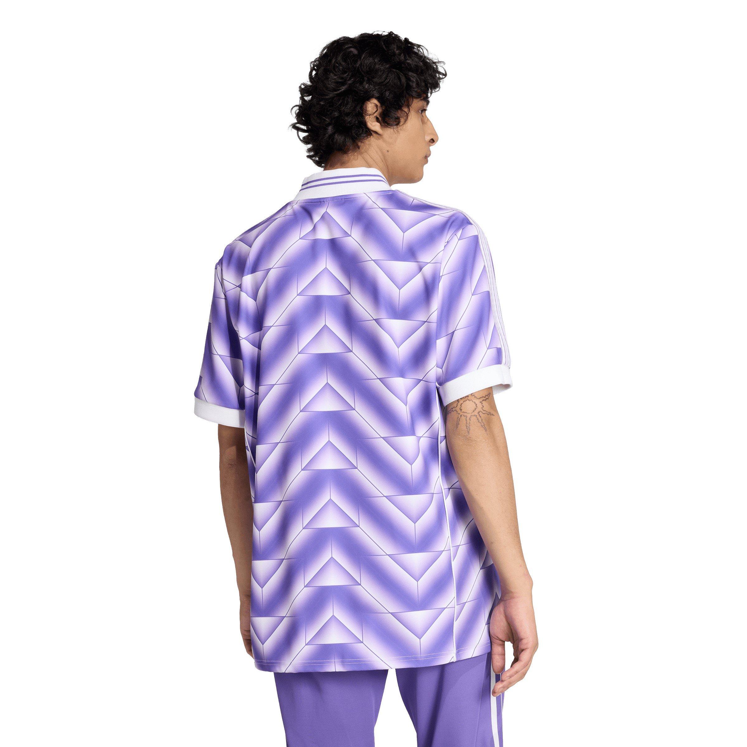 Paars/Wit - adidas - Real Madrid Licensed Short Sleeve T-Shirt - 4