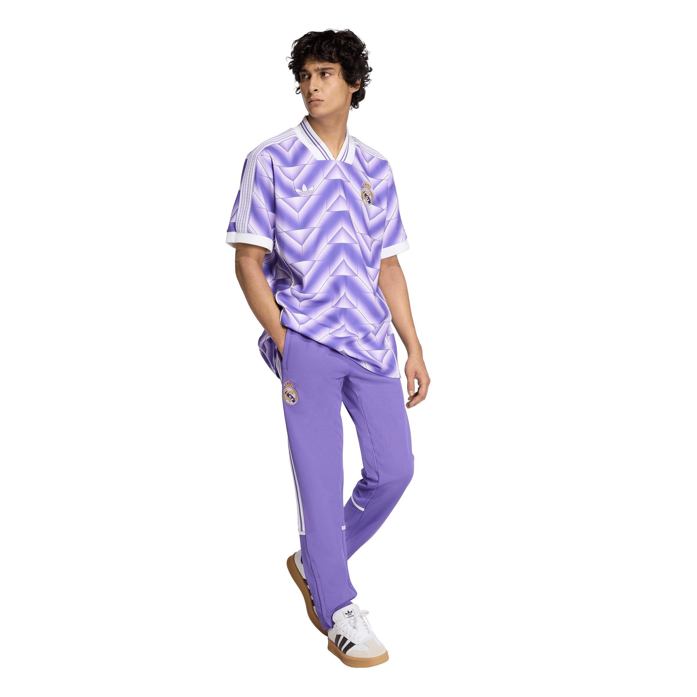 Paars/Wit - adidas - Real Madrid Licensed Short Sleeve T-Shirt - 7