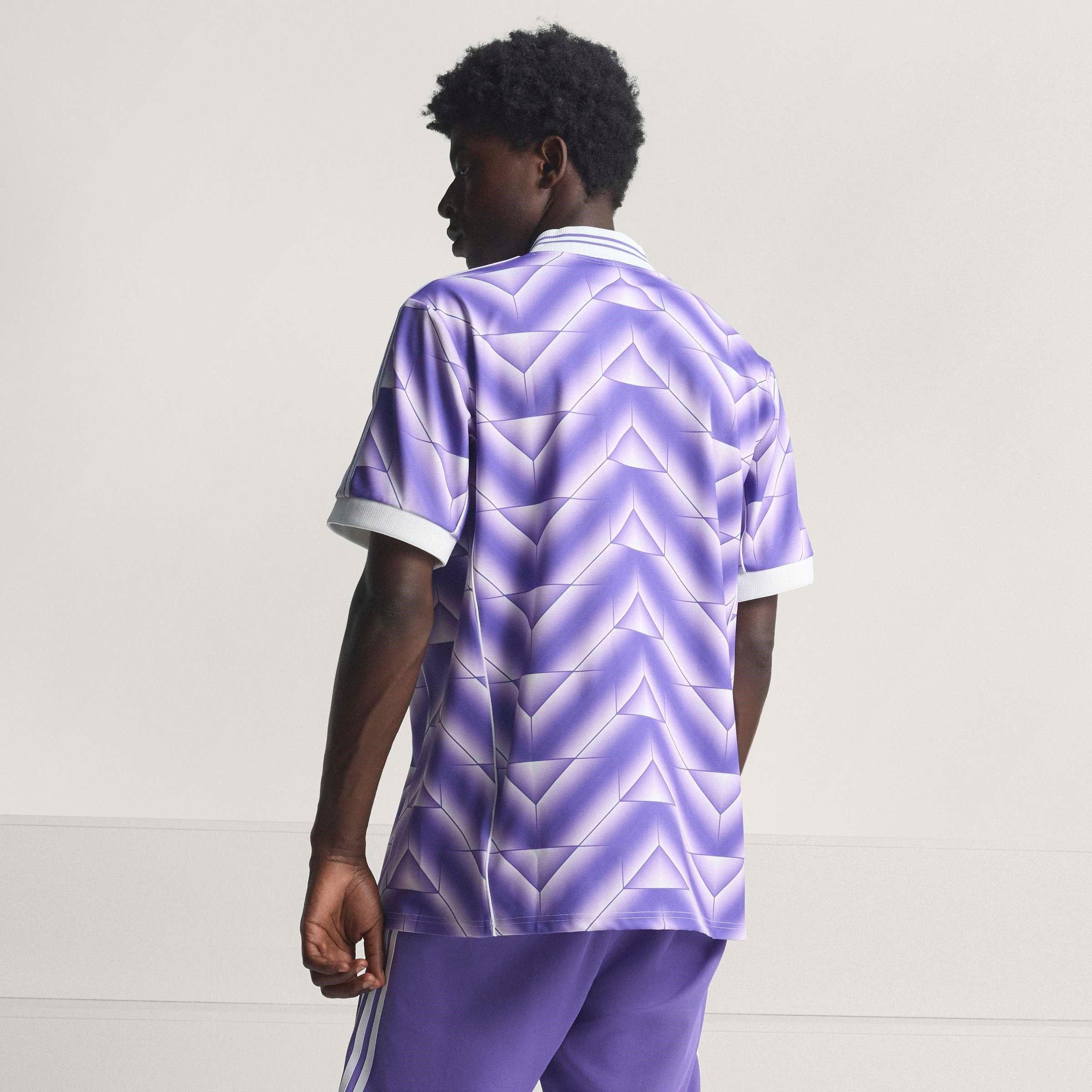 Paars/Wit - adidas - Real Madrid Licensed Short Sleeve T-Shirt - 9