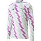Blanc/Vert - Puma - Manchester City Pre Match Sweatshirt Adults - 1