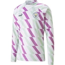 Puma Manchester City Pre Match Sweat T-shirt 2023 2024 Juniors