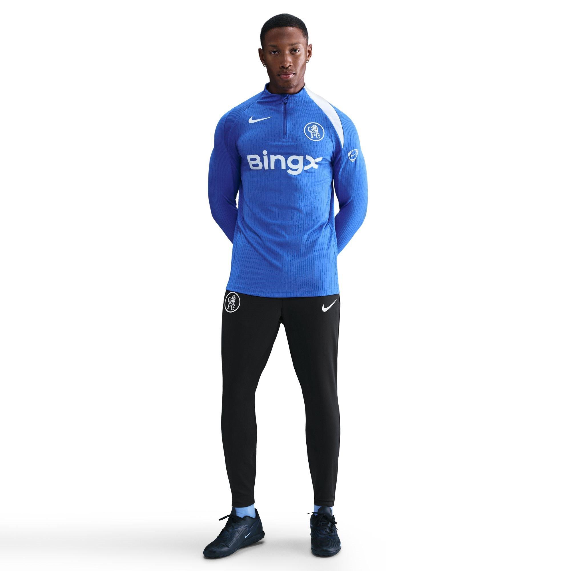 Black/Silver - Nike - Chelsea Strike Tracksuit Bottoms 2025 2026 Mens - 7