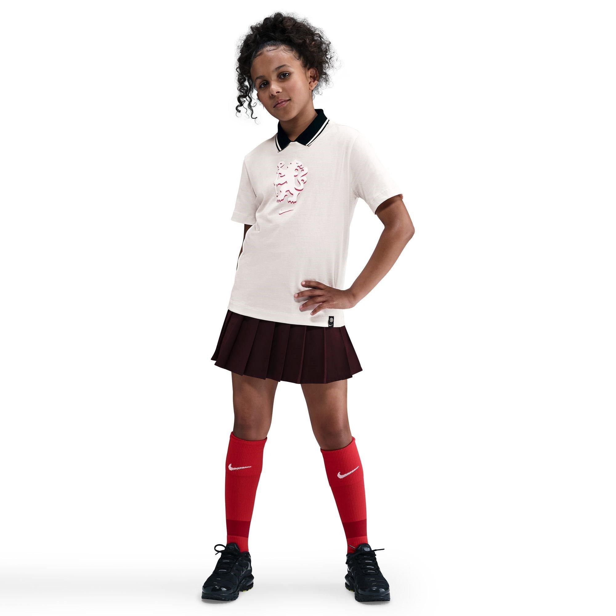 White - Nike - Chelsea Lion T-Shirt Juniors - 3