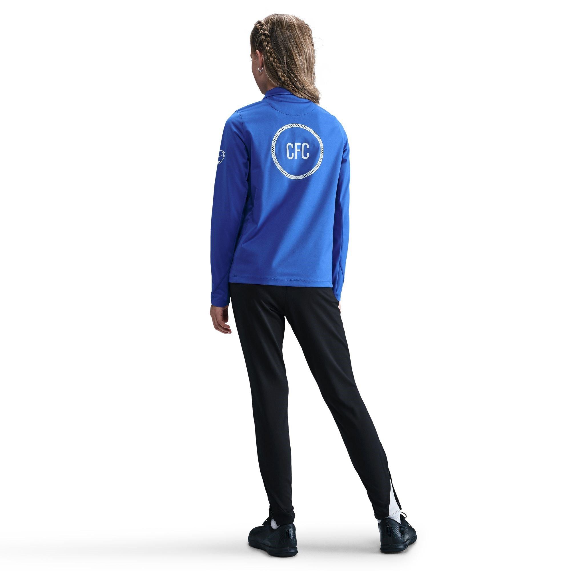 Black/Silver - Nike - Chelsea Strike Tracksuit Bottoms 2025 2026 Juniors - 4