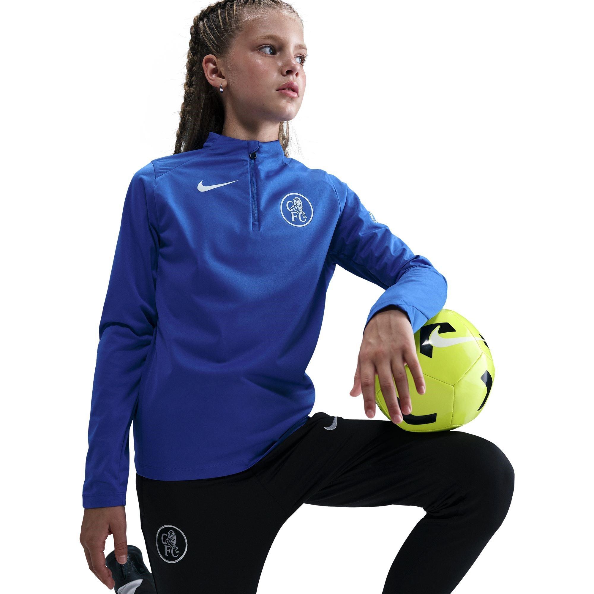Black/Silver - Nike - Chelsea Strike Tracksuit Bottoms 2025 2026 Juniors - 5